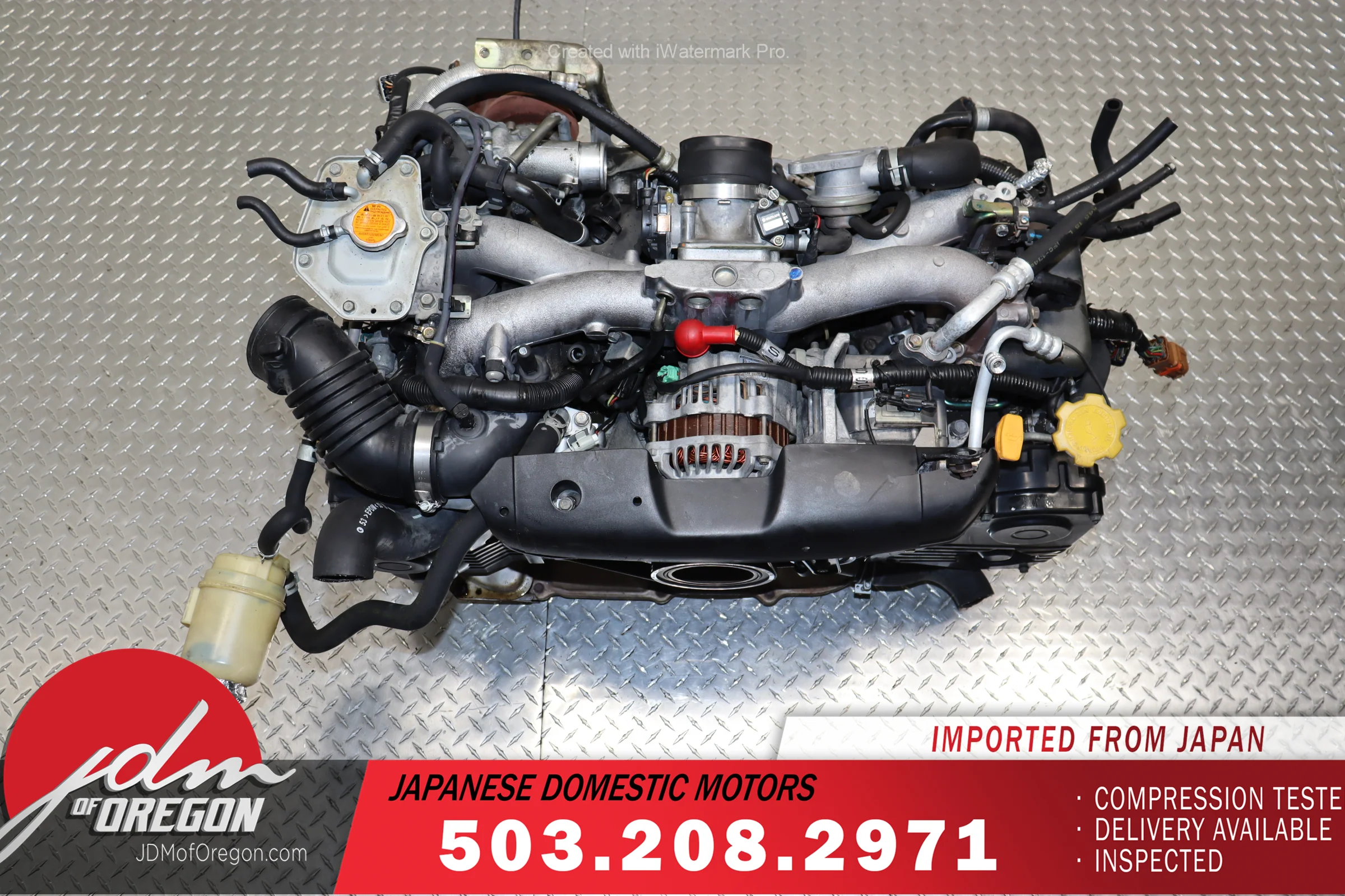 02-05 SUBARU IMPREZA WRX JDM EJ205 EJ20T 2.0L DOHC AVCS ENGINE - Image 2
