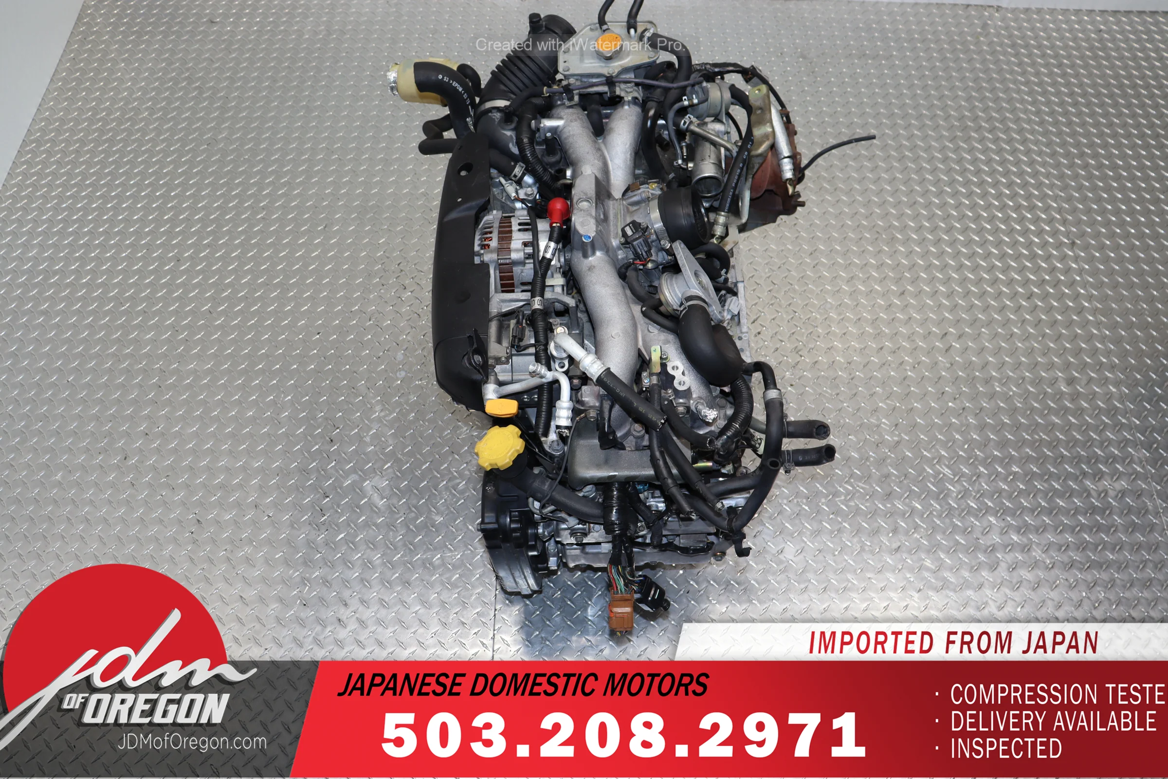 02-05 SUBARU IMPREZA WRX JDM EJ205 EJ20T 2.0L DOHC AVCS ENGINE - Image 4