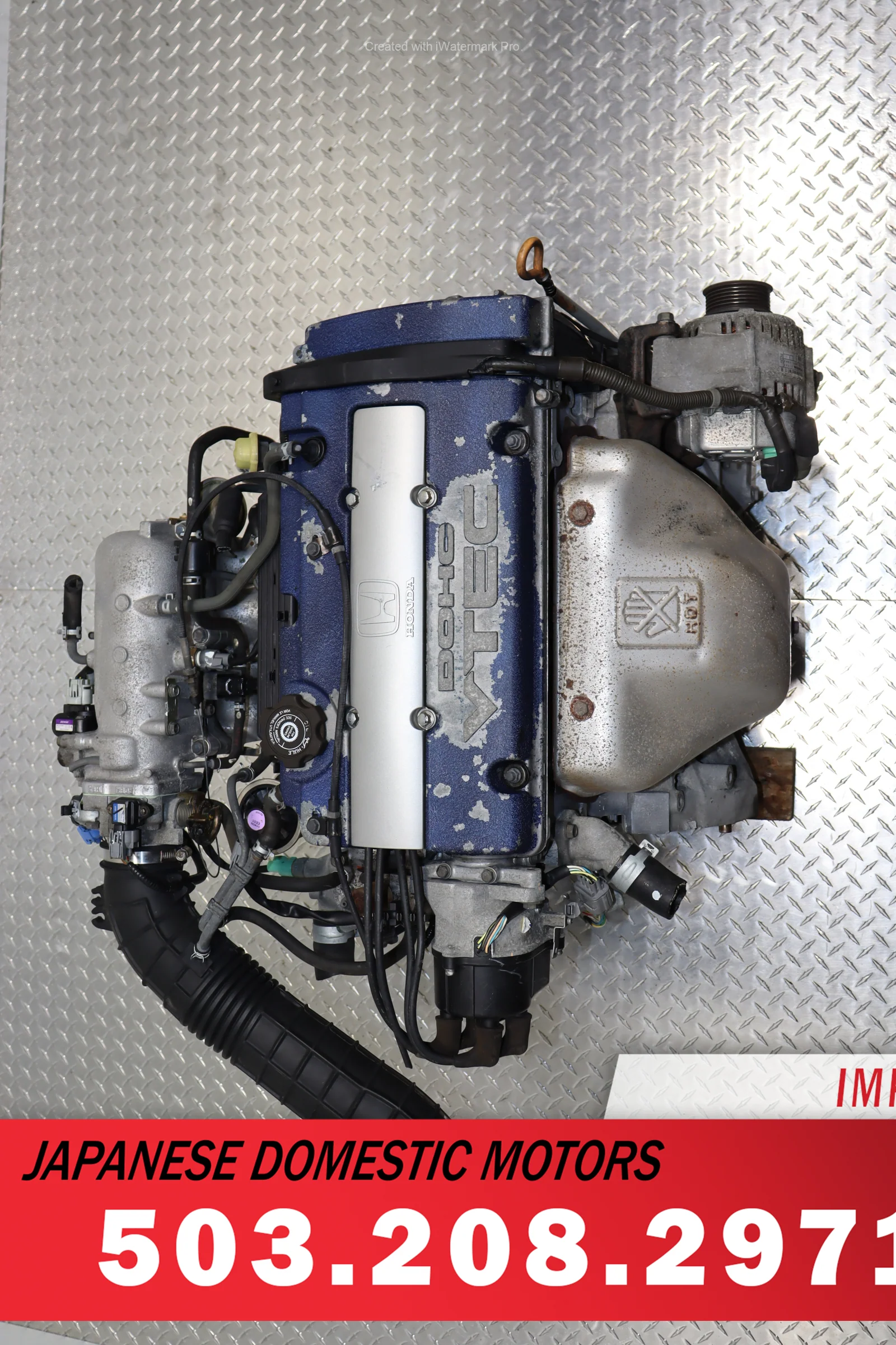 1997–2002 Honda Prelude / Honda Accord SiR 2.3L H23A DOHC VTEC Engine JDM Bluetop - Image 12