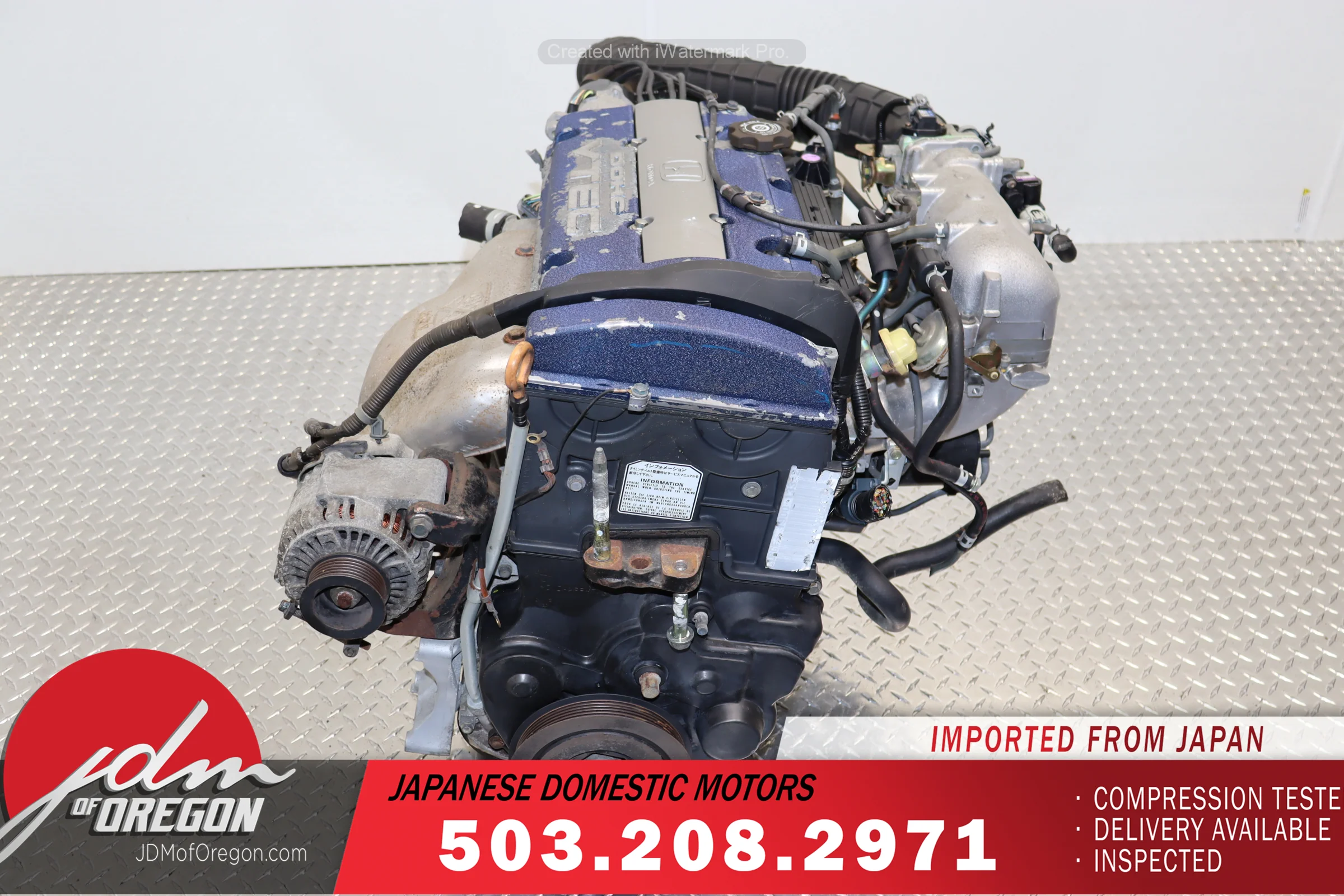 1997–2002 Honda Prelude / Honda Accord SiR 2.3L H23A DOHC VTEC Engine JDM Bluetop - Image 8
