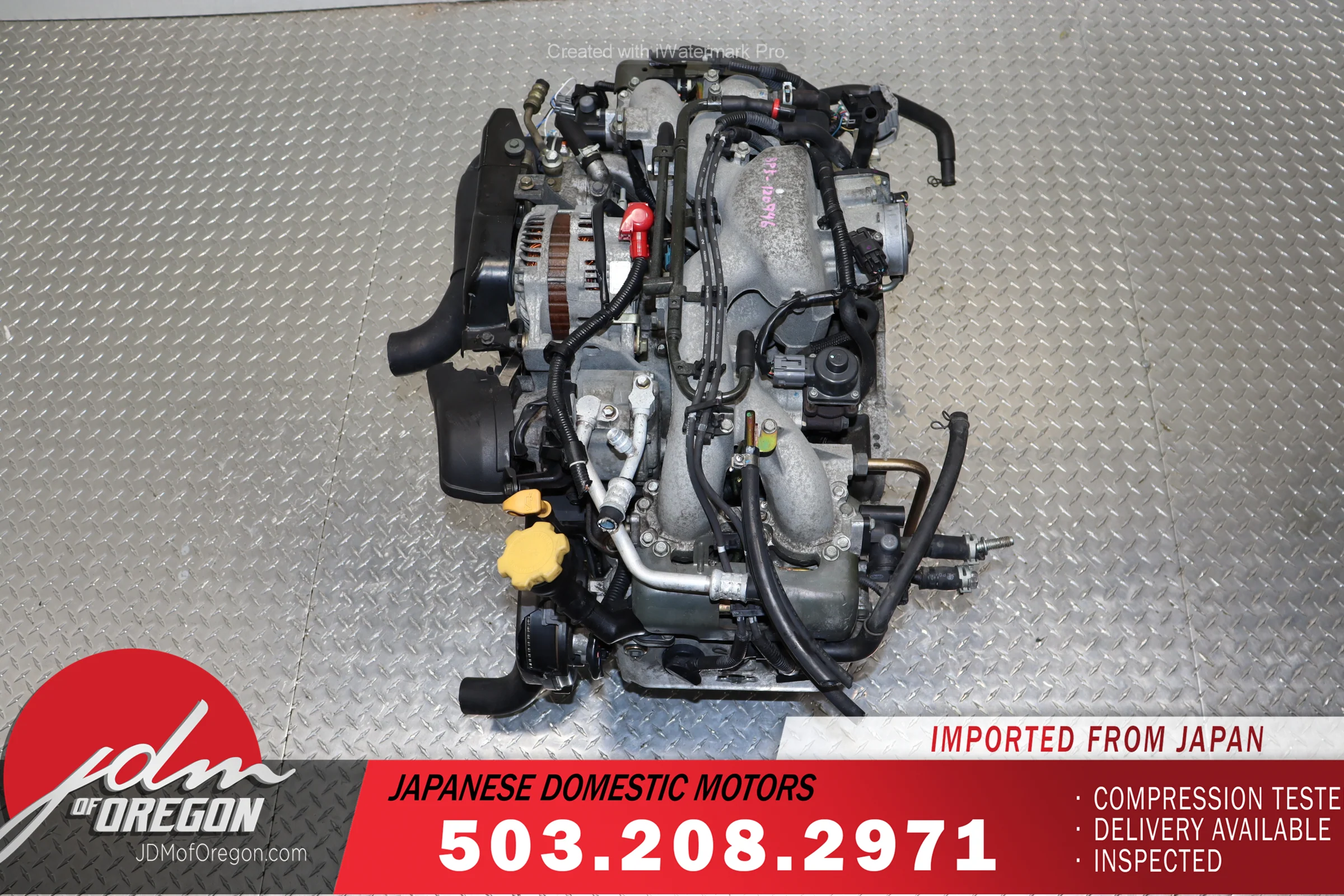 2000-2005 Subaru Impreza Engine 2.0L JDM SOHC EJ20 Replace EJ25 - Image 3