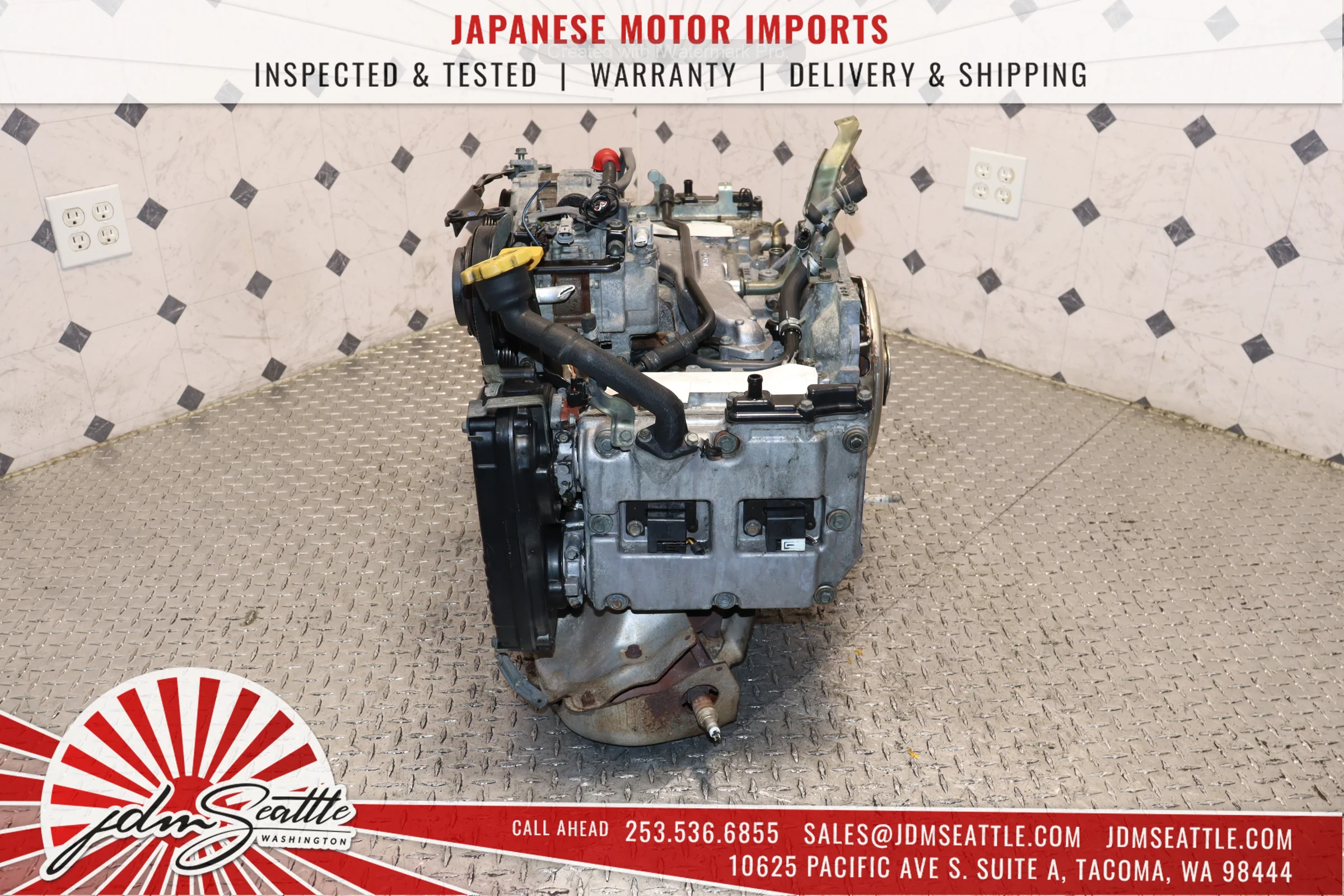 2002–2005 Subaru Impreza WRX 2.0L Turbo EJ205 Engine Non-AVCS JDM Long Block - Image 3