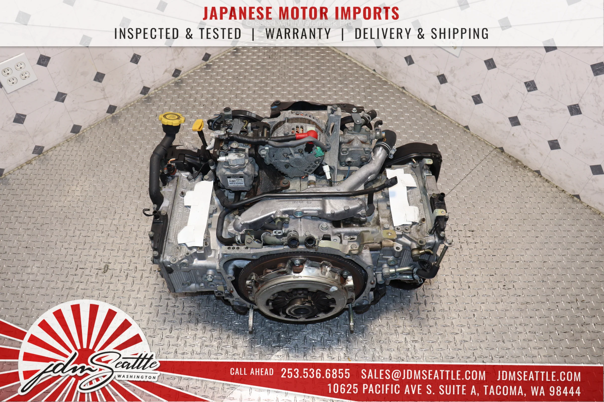 2002–2005 Subaru Impreza WRX 2.0L Turbo EJ205 Engine Non-AVCS JDM Long Block - Image 4