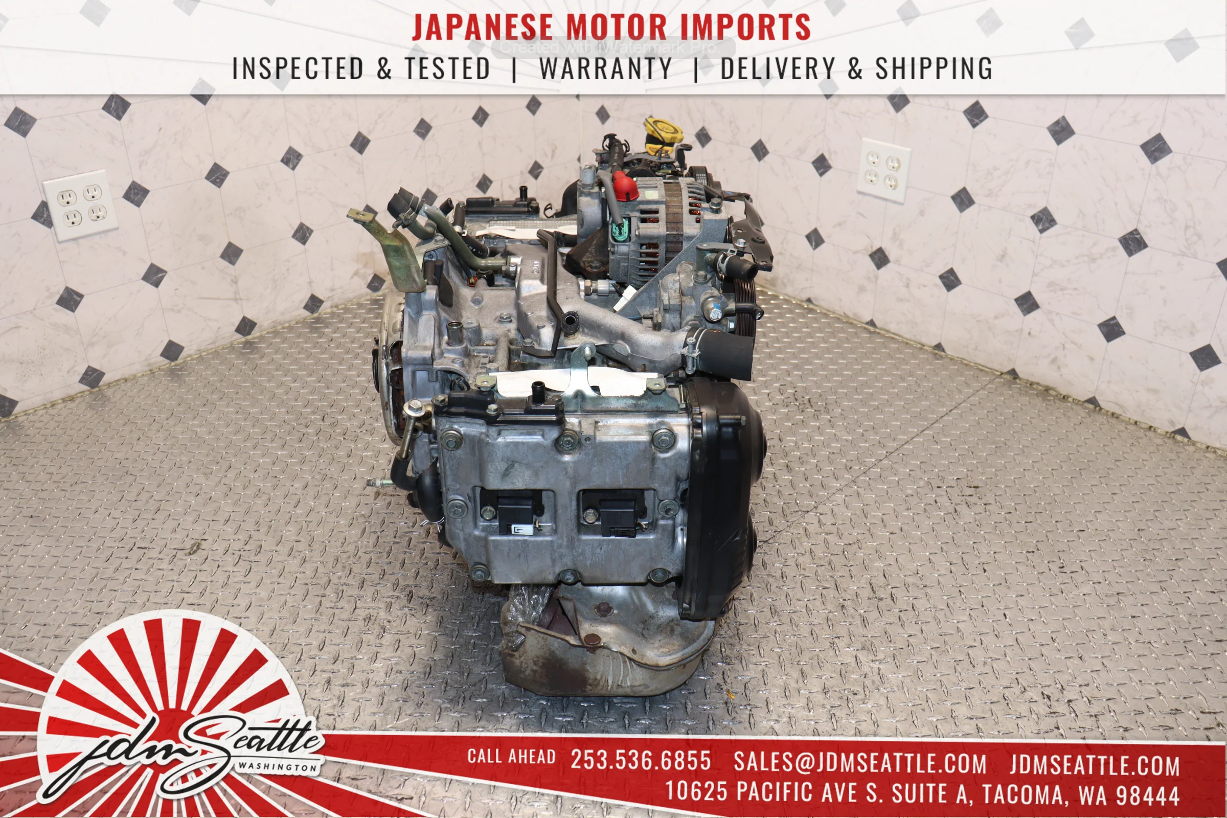 2002–2005 Subaru Impreza WRX 2.0L Turbo EJ205 Engine Non-AVCS JDM Long Block - Image 9
