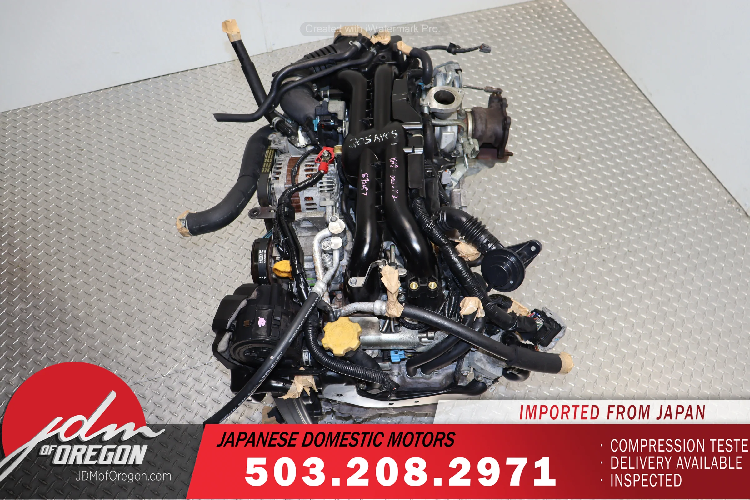 2006 2007 2008 2009 2010 2011 2012 2013 2014 Subaru WRX 2.0L DOHC Turbo Engine JDM EJ20Y - Image 3