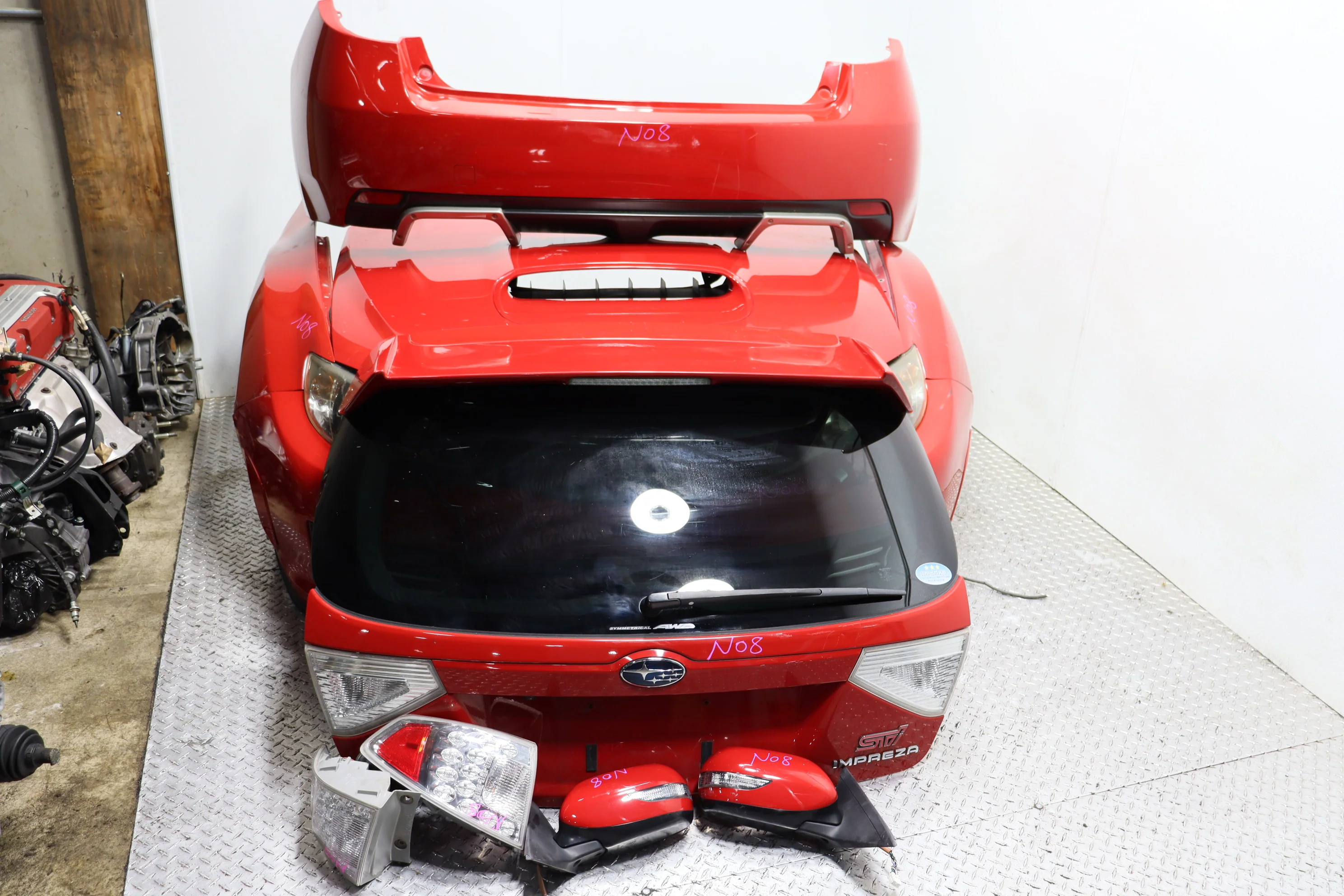 2008–2014 Subaru Impreza WRX OEM Front End Conversion Front Clip Assembly - Image 11