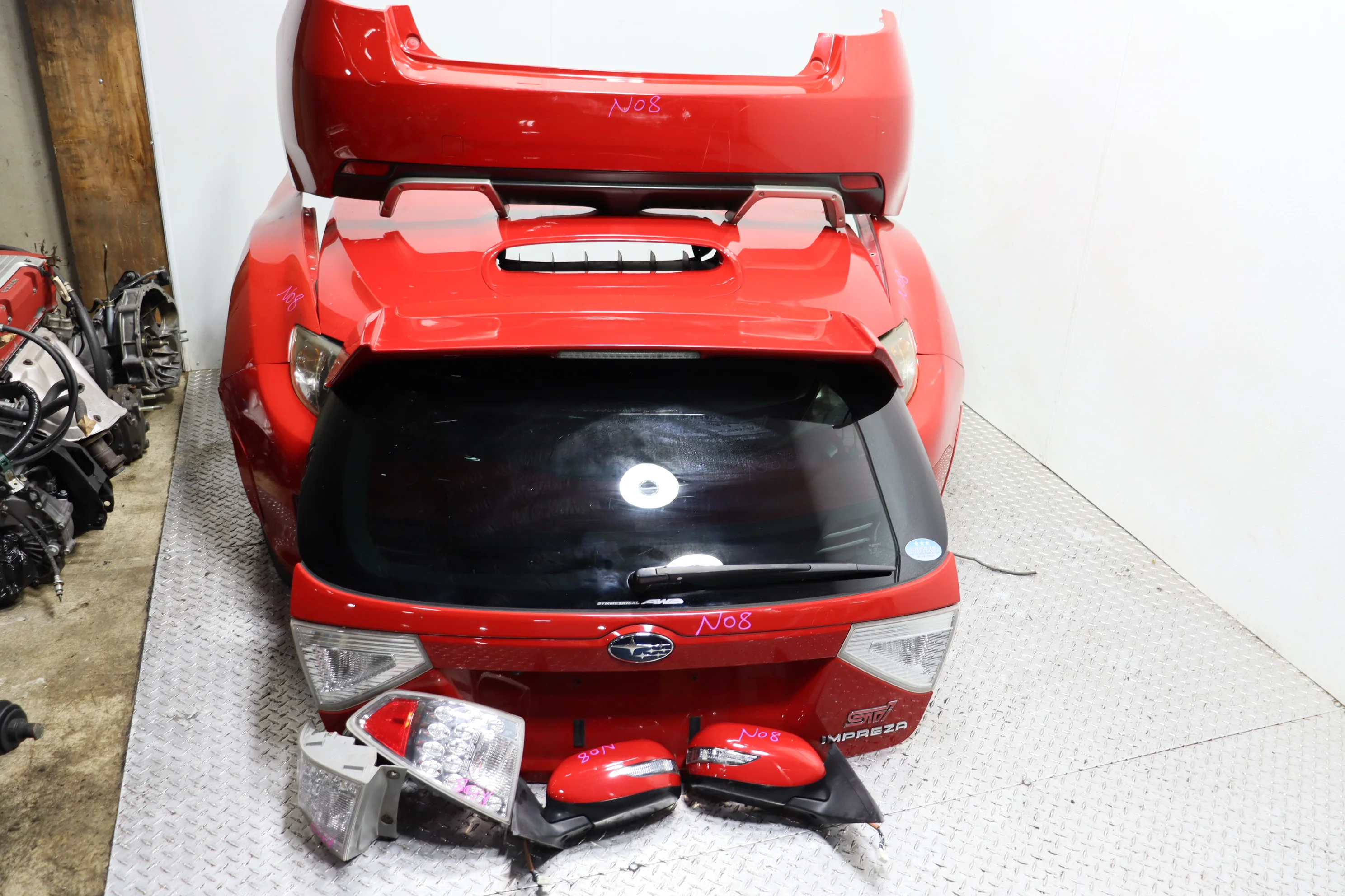 2008–2014 Subaru Impreza WRX OEM Front End Conversion Front Clip Assembly - Image 12