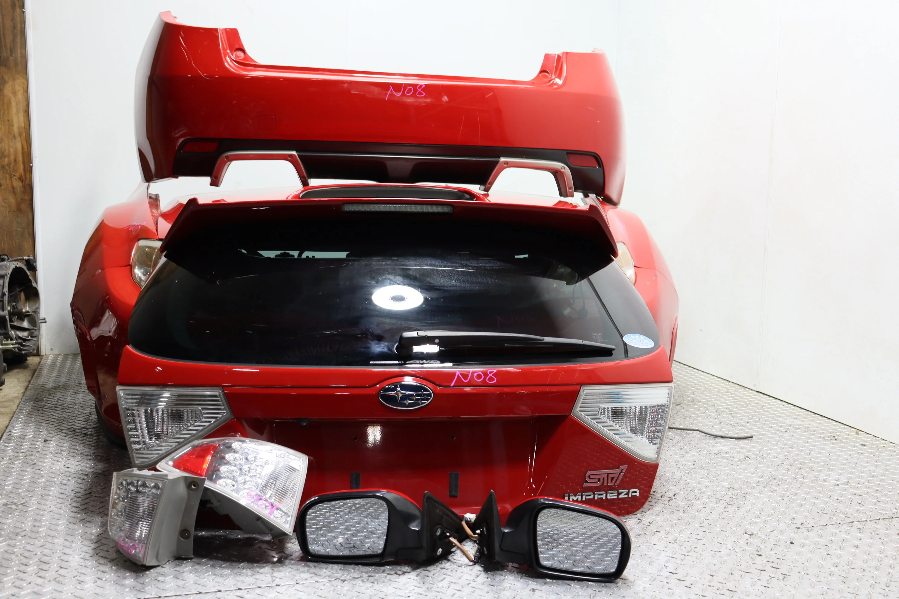 2008–2014 Subaru Impreza WRX OEM Front End Conversion Front Clip Assembly - Image 13