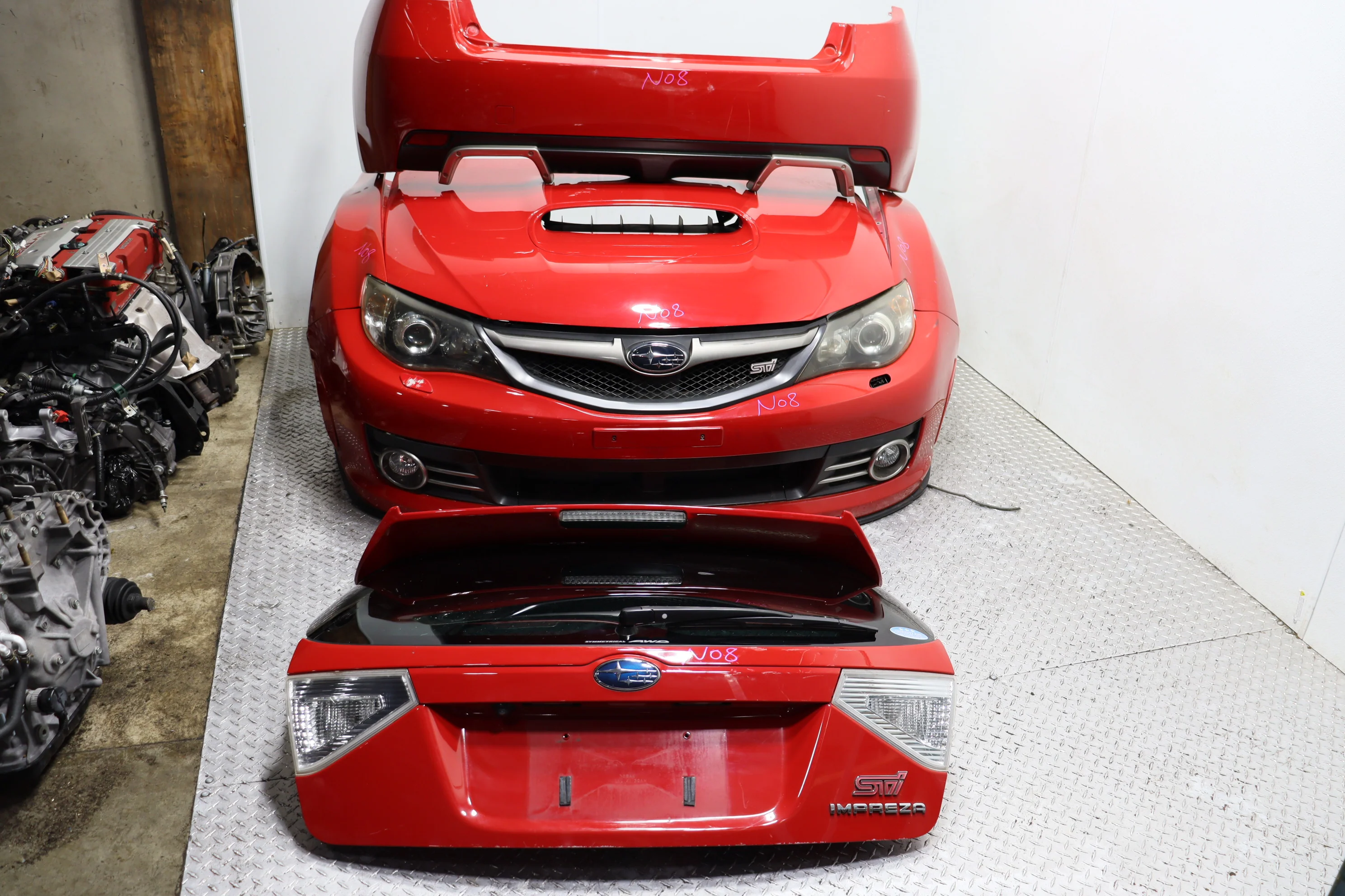 2008–2014 Subaru Impreza WRX OEM Front End Conversion Front Clip Assembly - Image 6