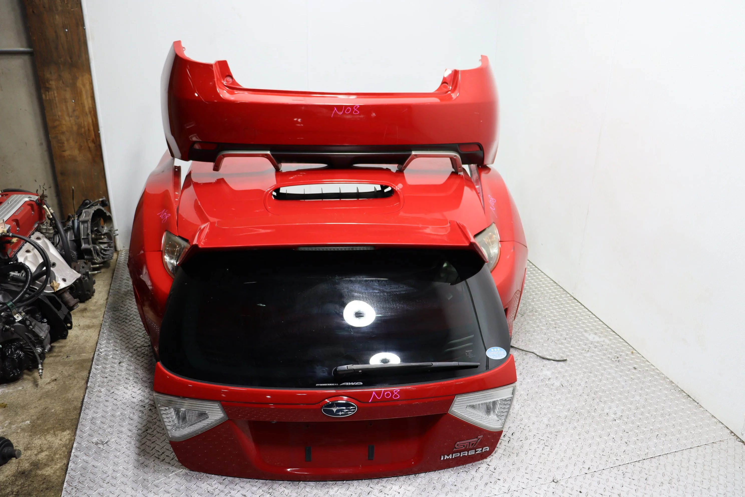 2008–2014 Subaru Impreza WRX OEM Front End Conversion Front Clip Assembly - Image 8