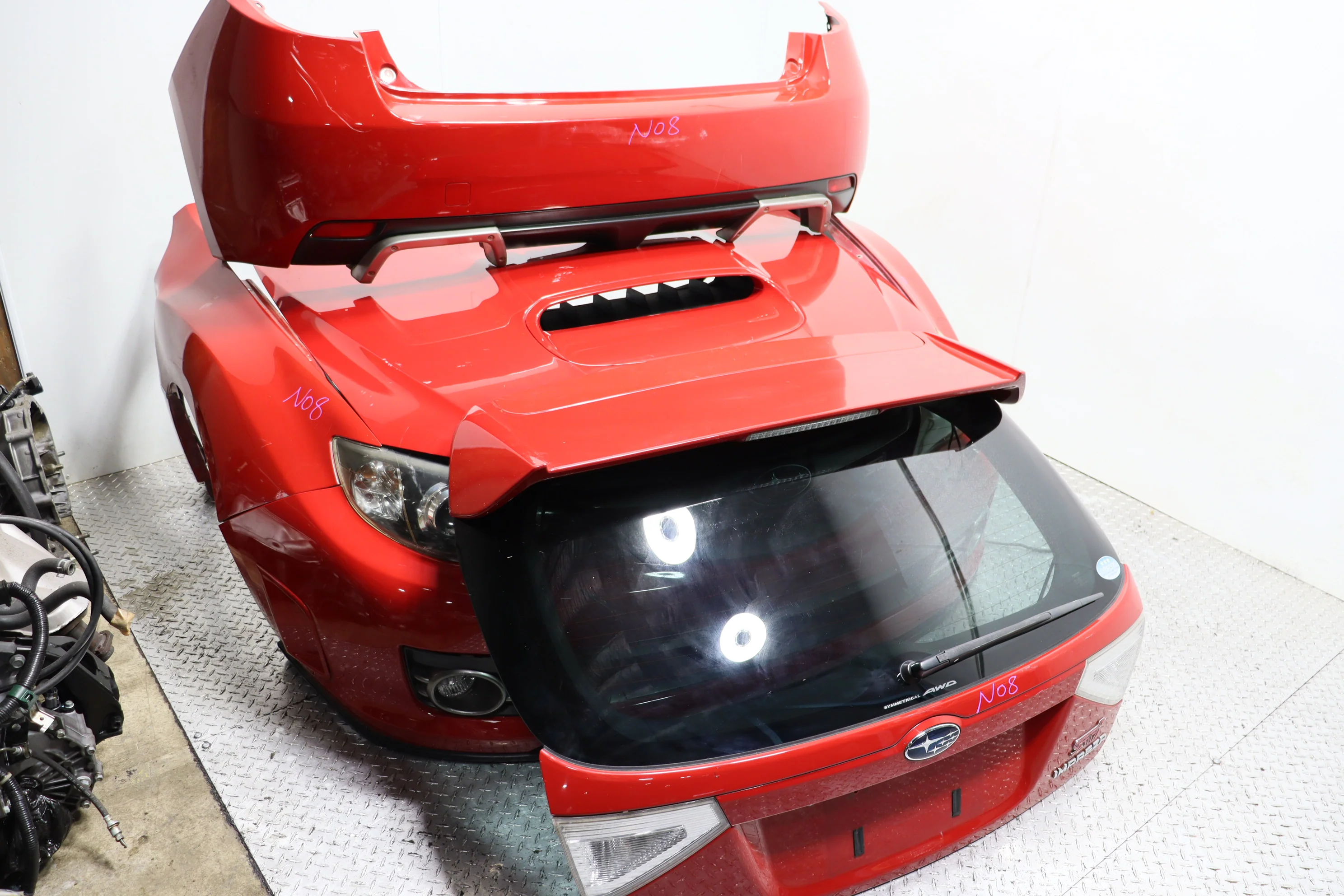 2008–2014 Subaru Impreza WRX OEM Rear End Conversion Rear Clip Assembly - Image 5