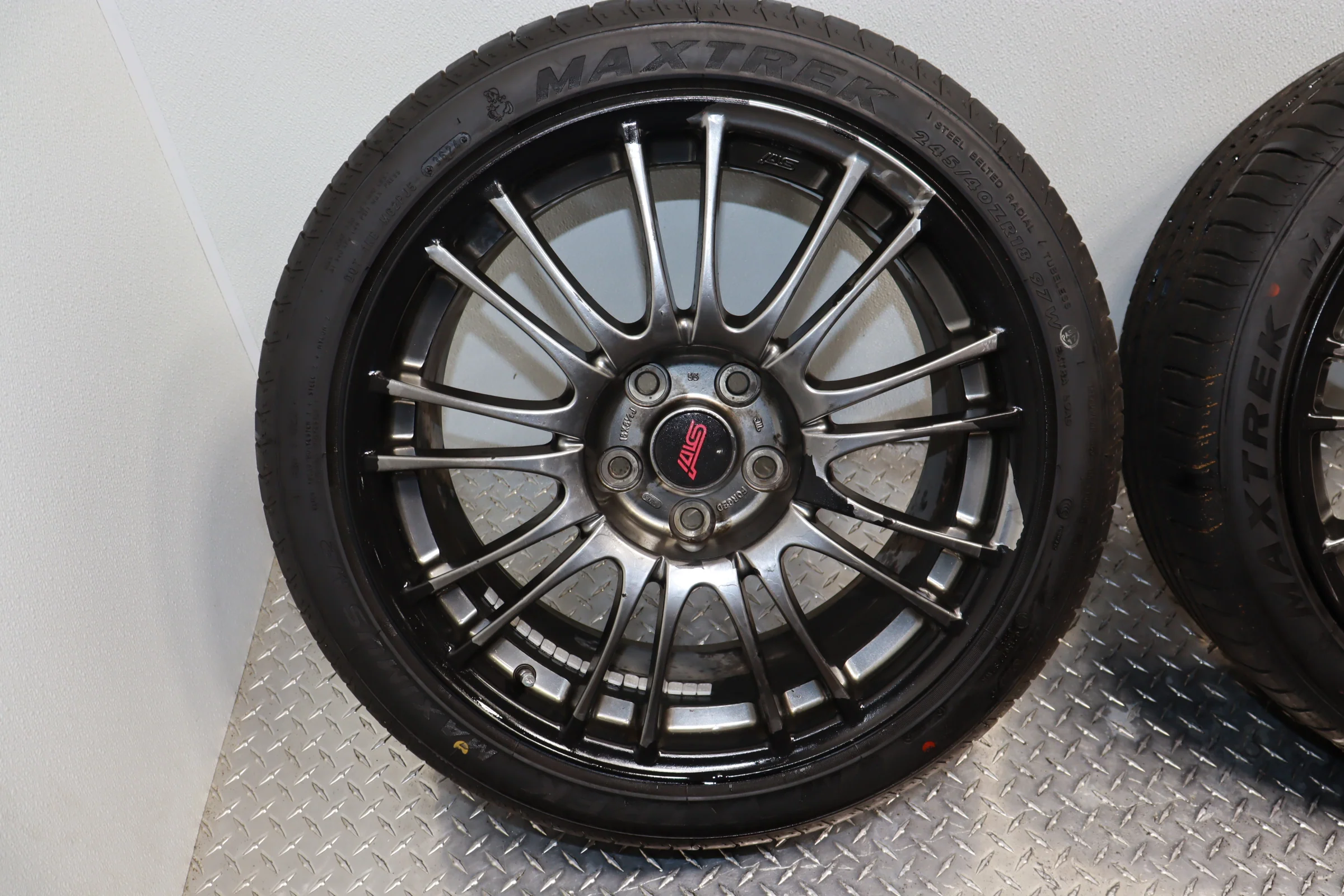 2008‑2014 Subaru WRX STI 18″ Wheels – 245/40R18 Tires – OEM - Image 5