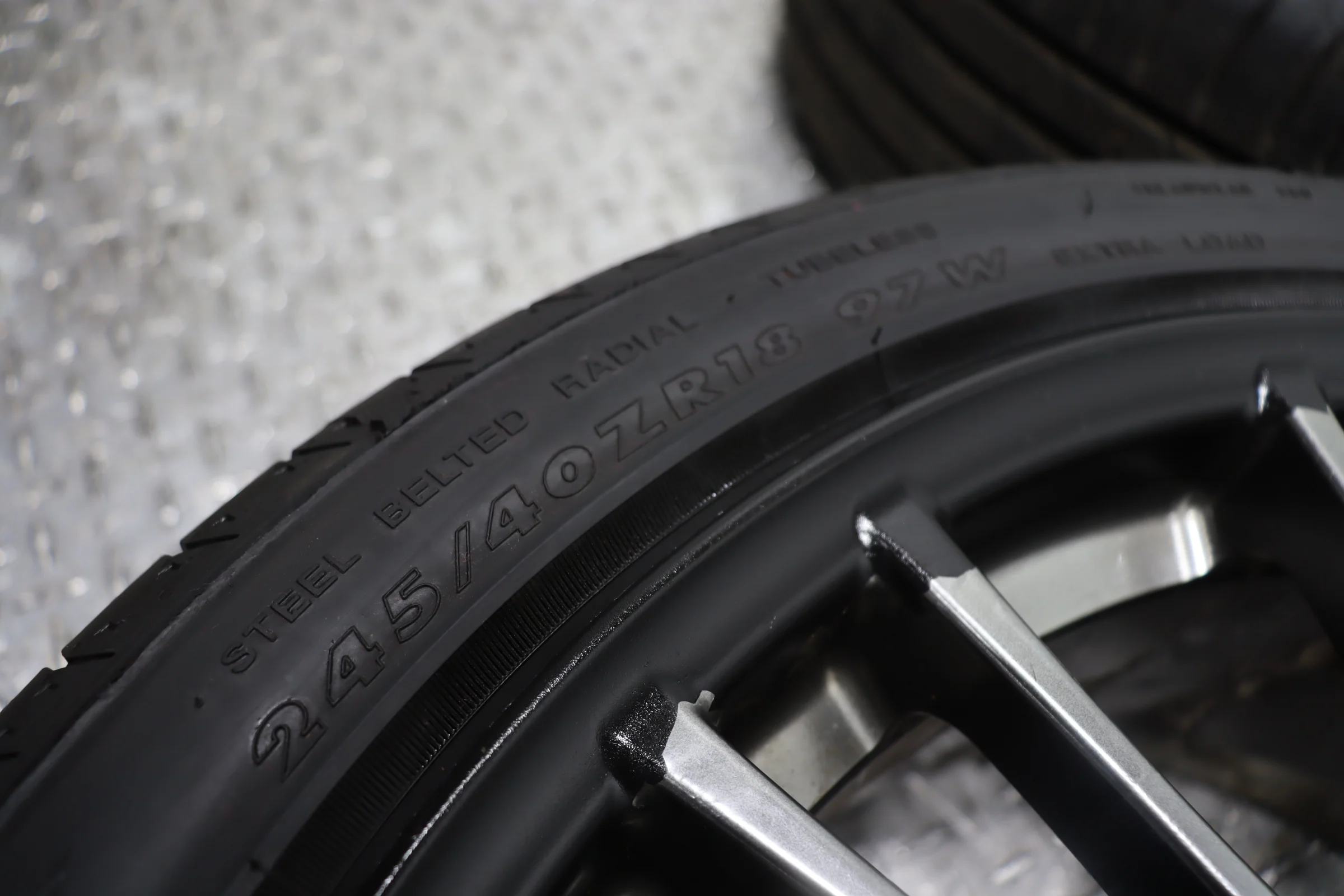 2008‑2014 Subaru WRX STI 18″ Wheels – 245/40R18 Tires – OEM - Image 7