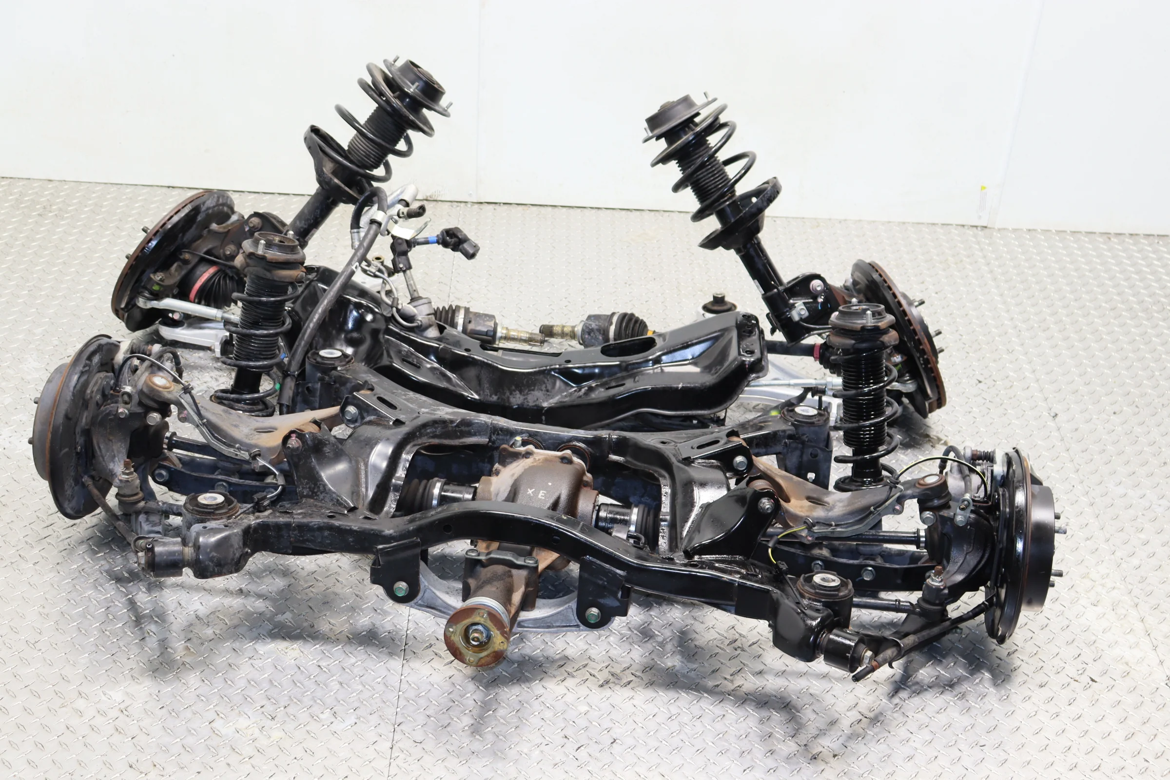 2008–2014 Subaru WRX STI OEM Complete Front & Rear Suspension Assembly - Image 3