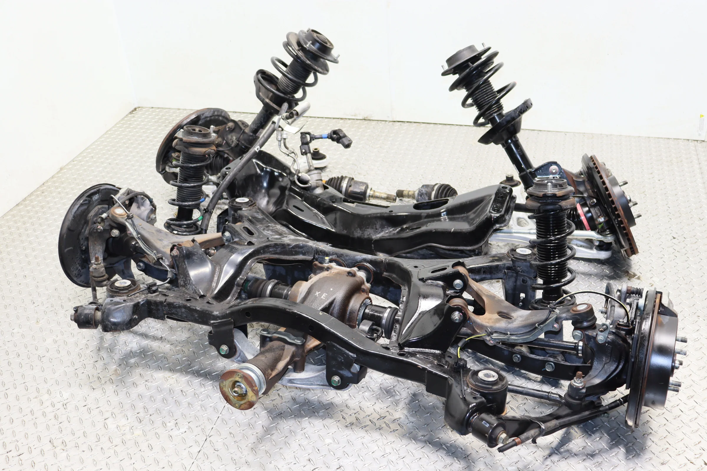 2008–2014 Subaru WRX STI OEM Complete Front & Rear Suspension Assembly - Image 4