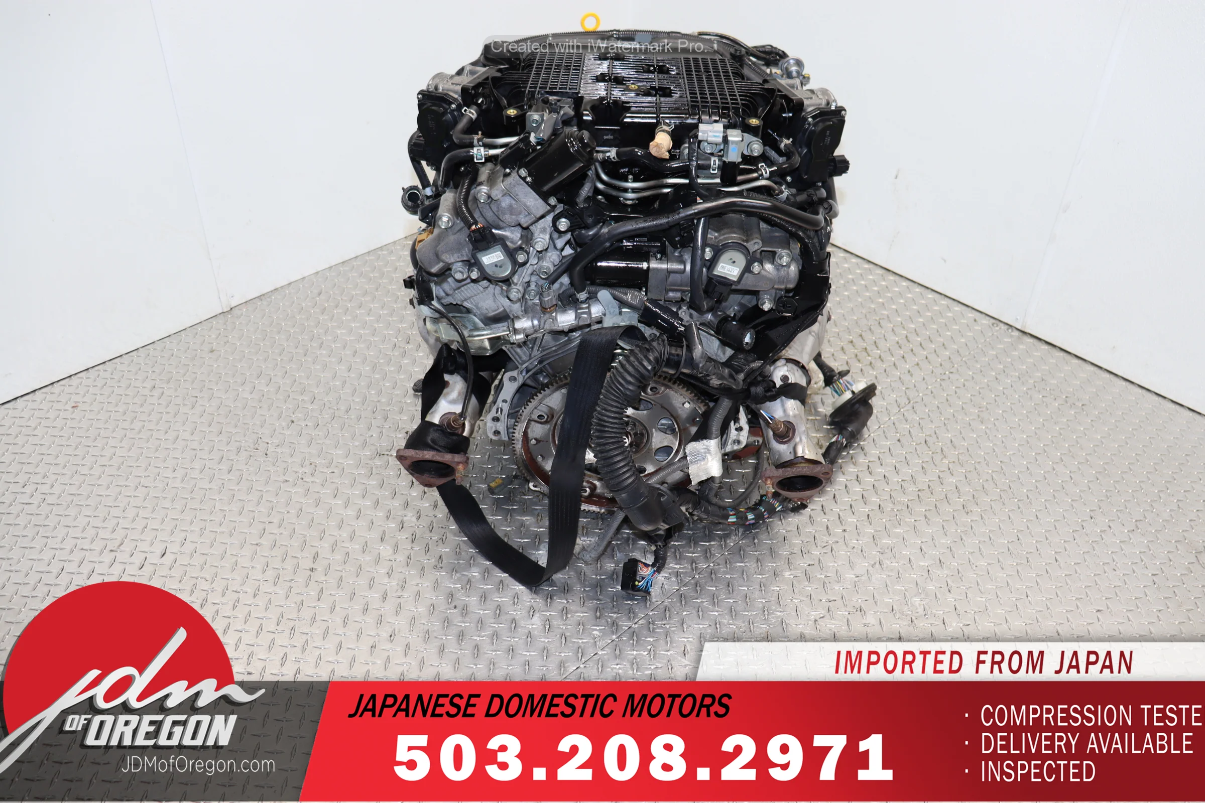 2009 2010 2011 2012 2013 Infiniti G37 3.7L V6 DOHC VVEL AWD Engine JDM VQ37VHR - Image 8
