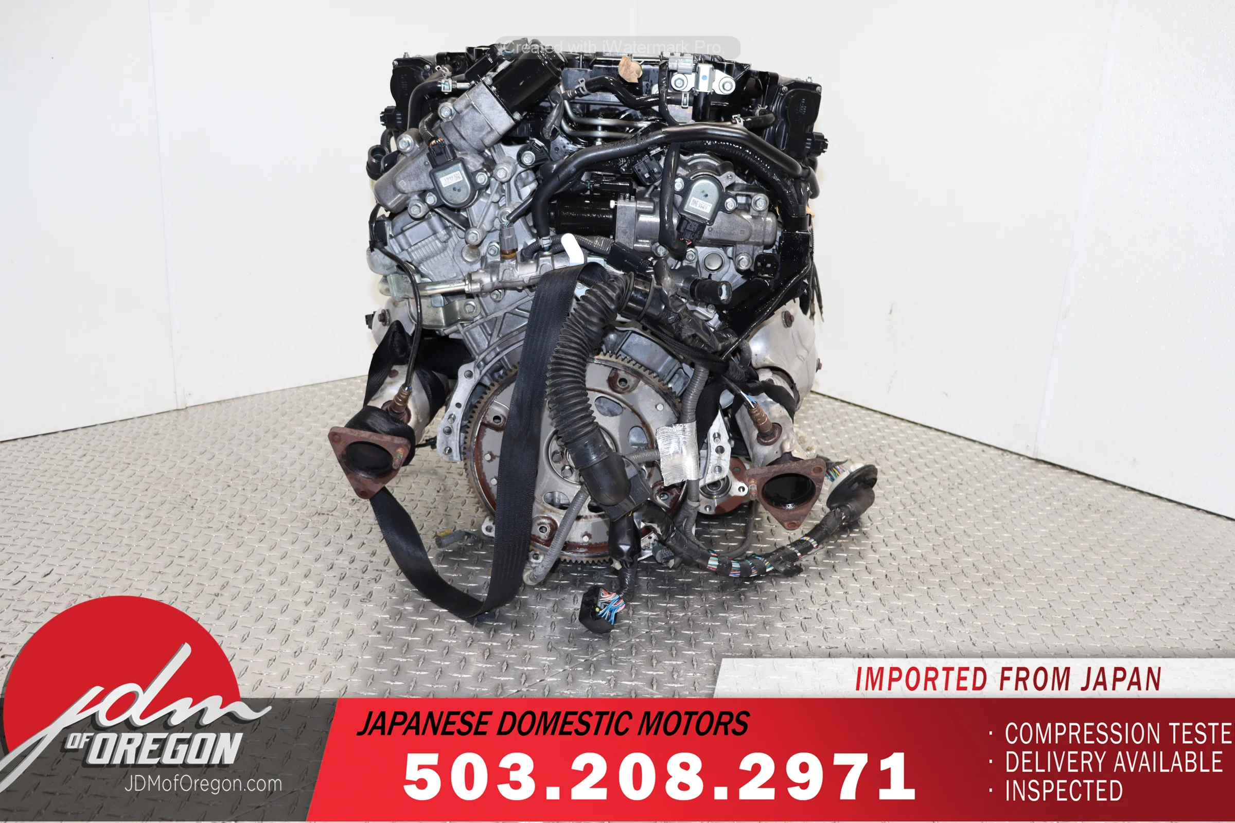 2009 2010 2011 2012 2013 Infiniti G37 3.7L V6 DOHC VVEL AWD Engine JDM VQ37VHR - Image 9