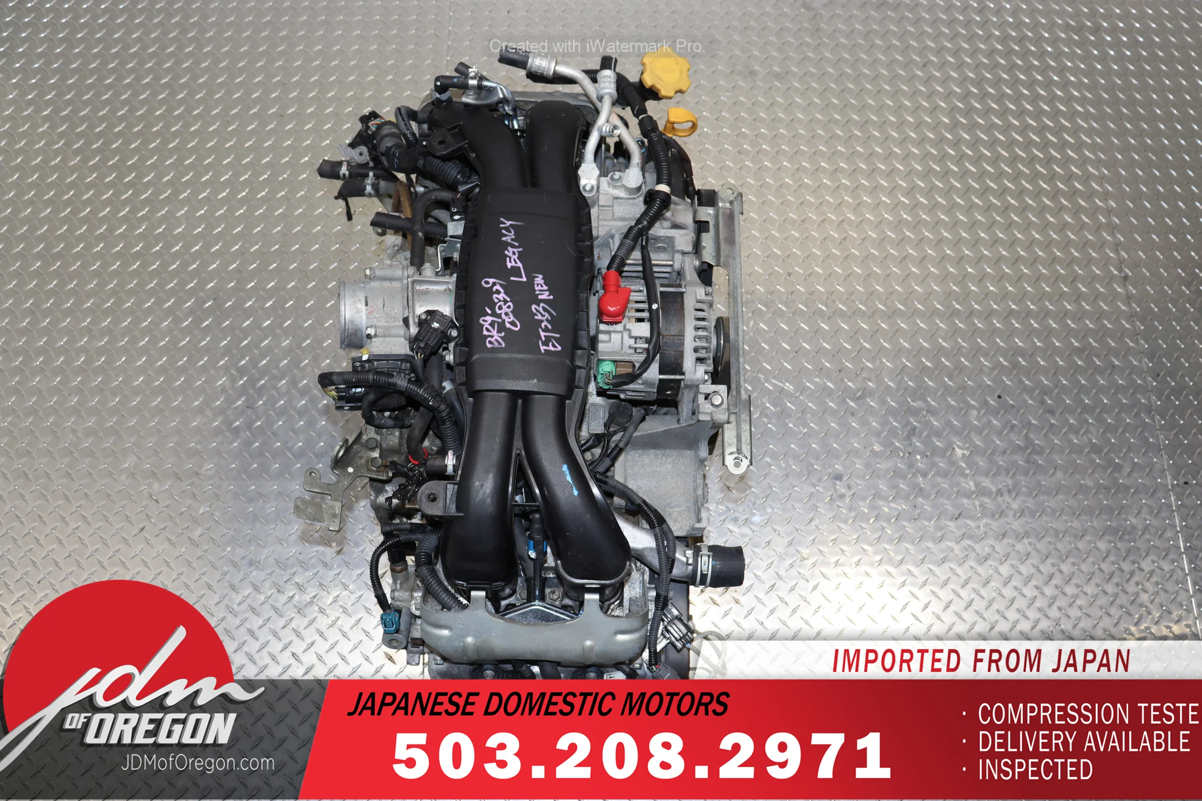 2010 2011 2012 Subaru Legacy 2.5L H4 SOHC AVLS Engine JDM EJ25 EJ253 - Image 10