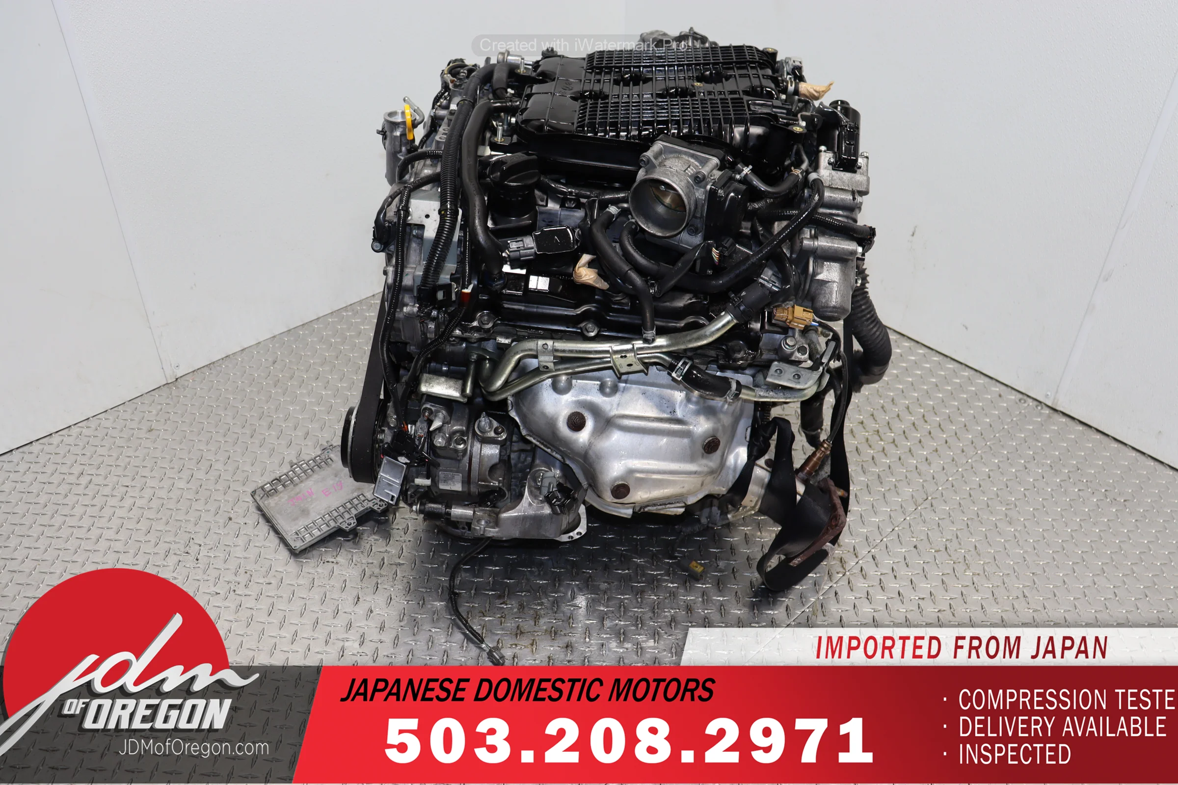 2011 2012 2013 Infiniti M37 3.7L V6 DOHC VVEL AWD Engine JDM VQ37VHR OEM - Image 5