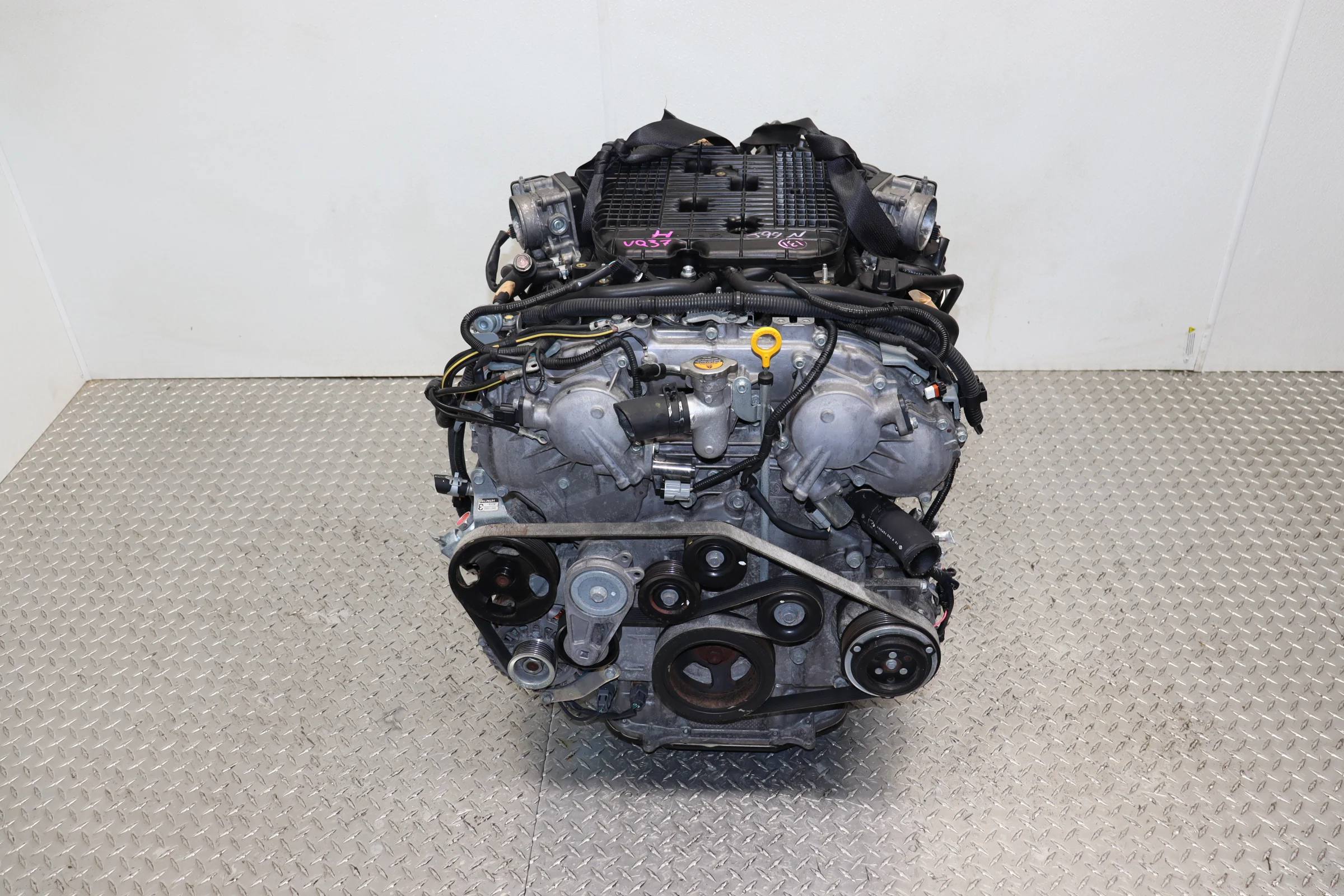 2014 2015 2016 2017 2018 Infiniti Q50 3.7L V6 DOHC VVEL Engine JDM VQ37VHR OEM - Image 2