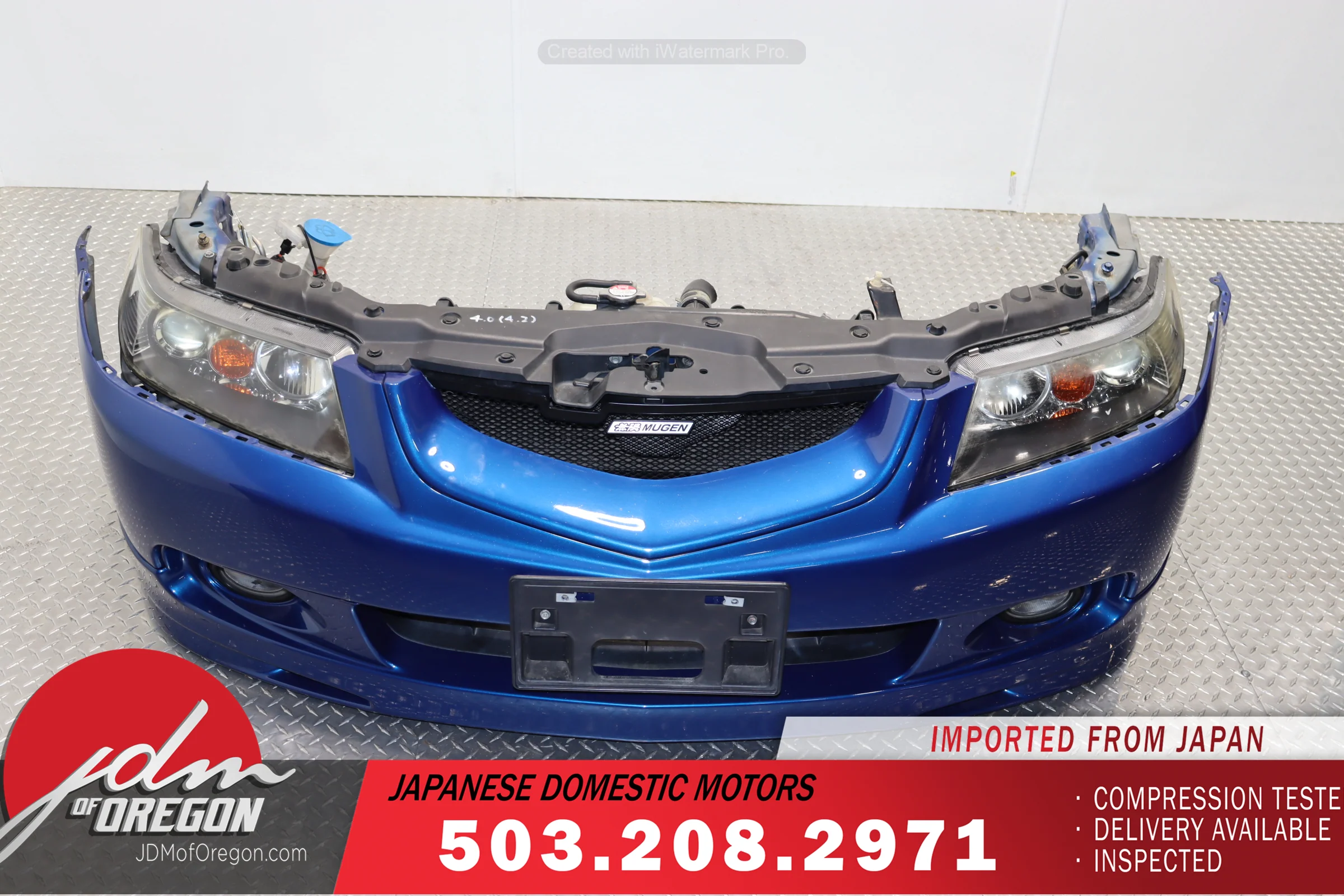 JDM 04-08 ACURA TSX CL7 MUGEN HONDA ACCORD EURO R OEM COMPLETE FRONT END CLIP - Image 13
