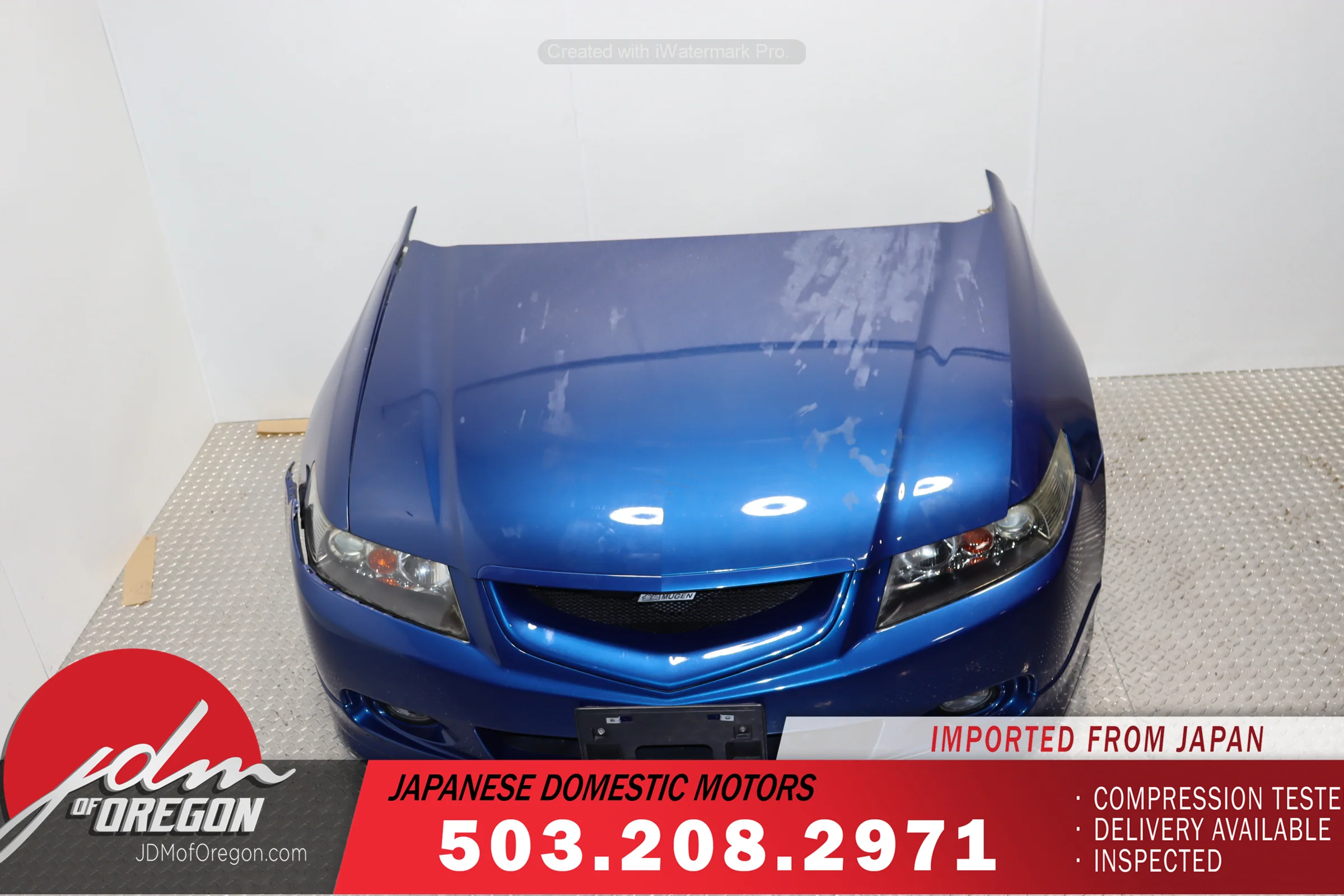 JDM 04-08 ACURA TSX CL7 MUGEN HONDA ACCORD EURO R OEM COMPLETE FRONT END CLIP - Image 4