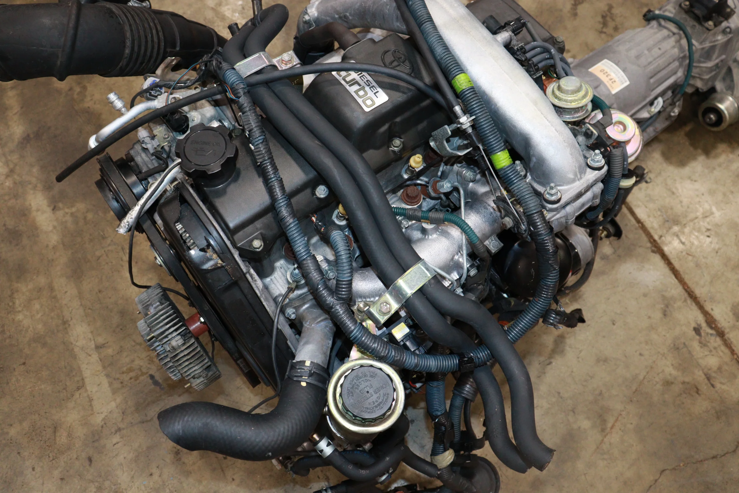 JDM 1KZ-TE TOYOTA 4RUNNER HILUX SURF 3.0L TURBO DIESEL W/ AUTO AWD TRANSMISSION - Image 2