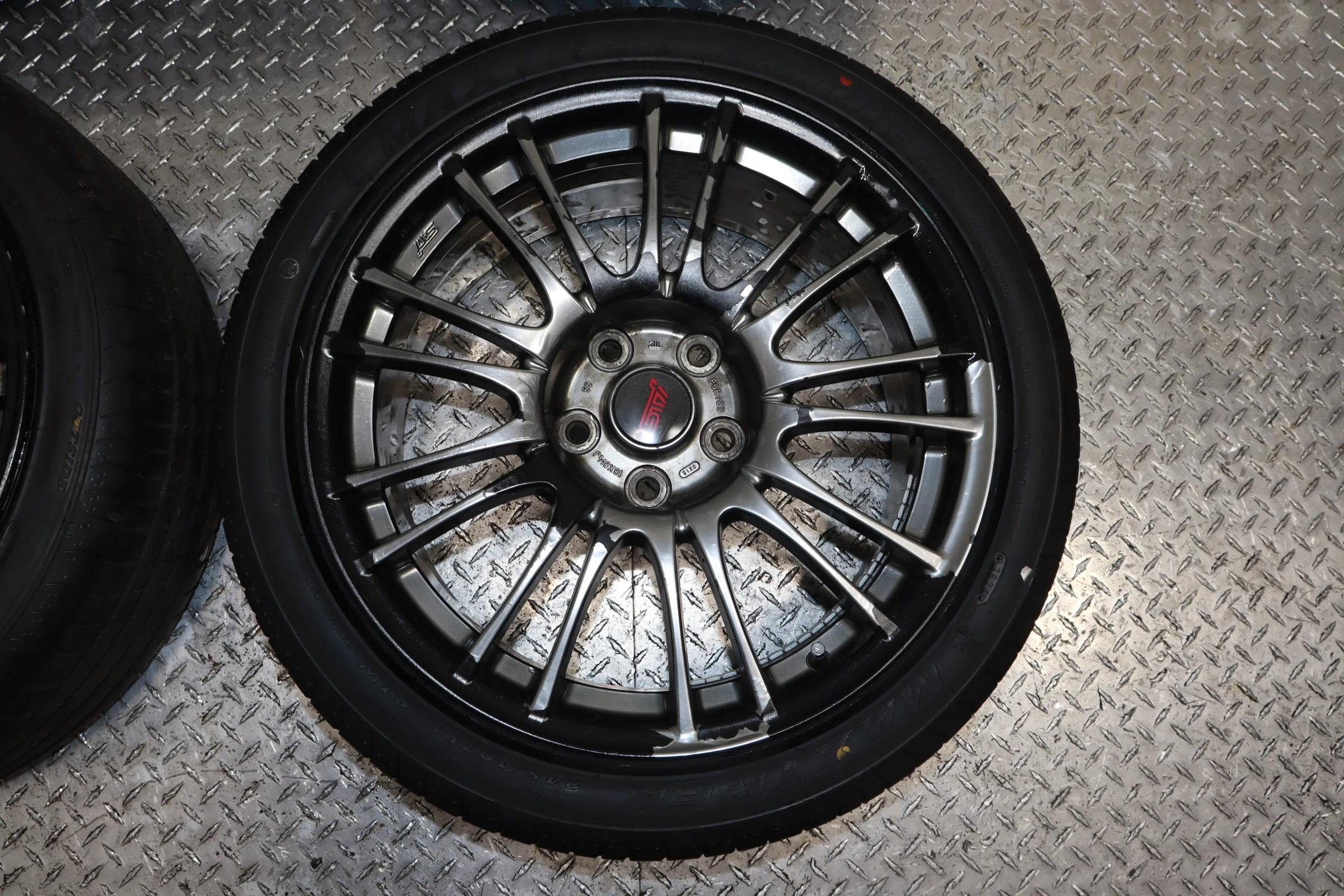 JDM 2008 - 2014 SUBARU IMPREZA WRX STI SET OF 4 FACTORY FORGED OEM STOCK WHEELS - Image 3