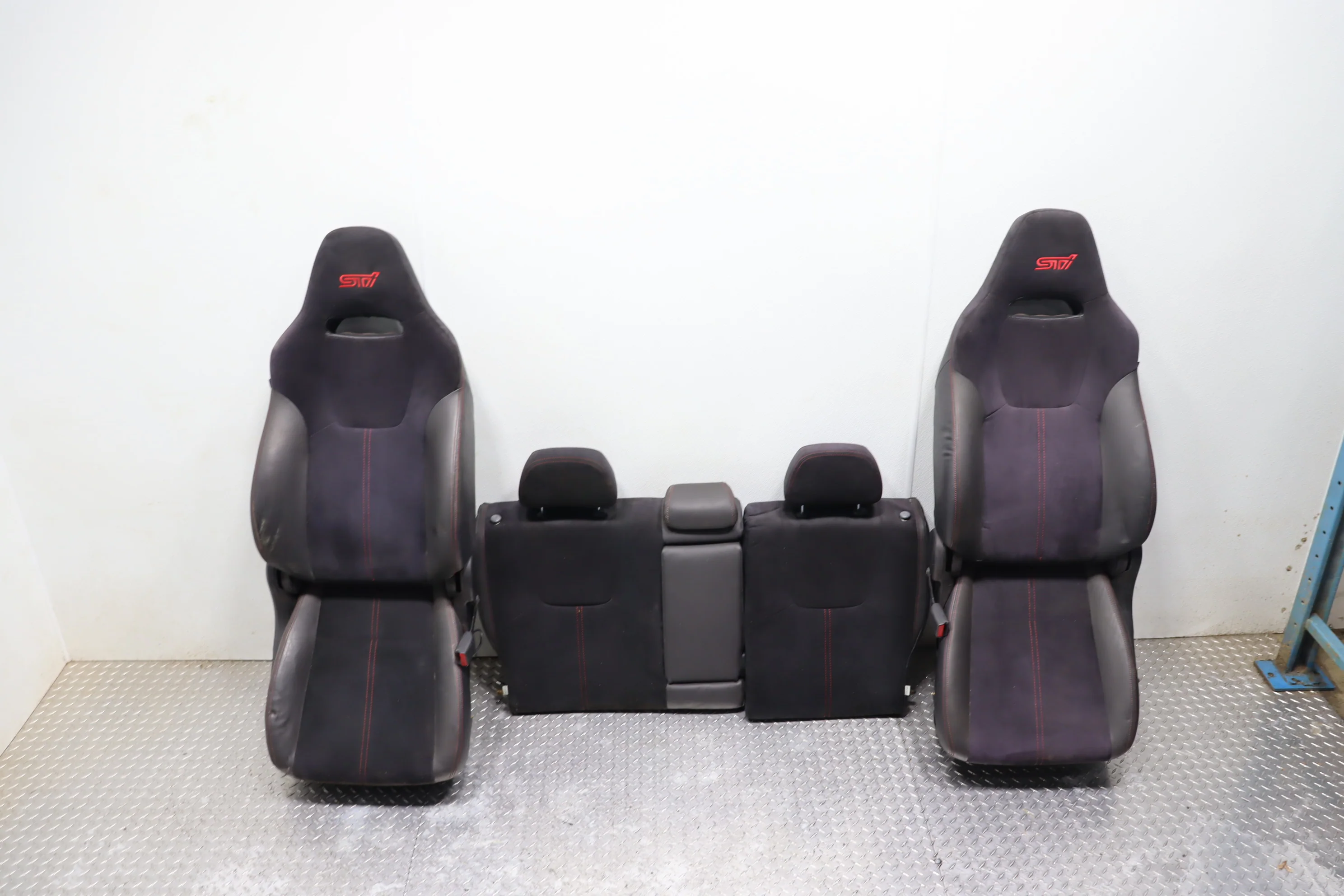 JDM 2008-2014 Subaru WRX STI OEM Premium Seats – 10 STI Sedan - Image 10