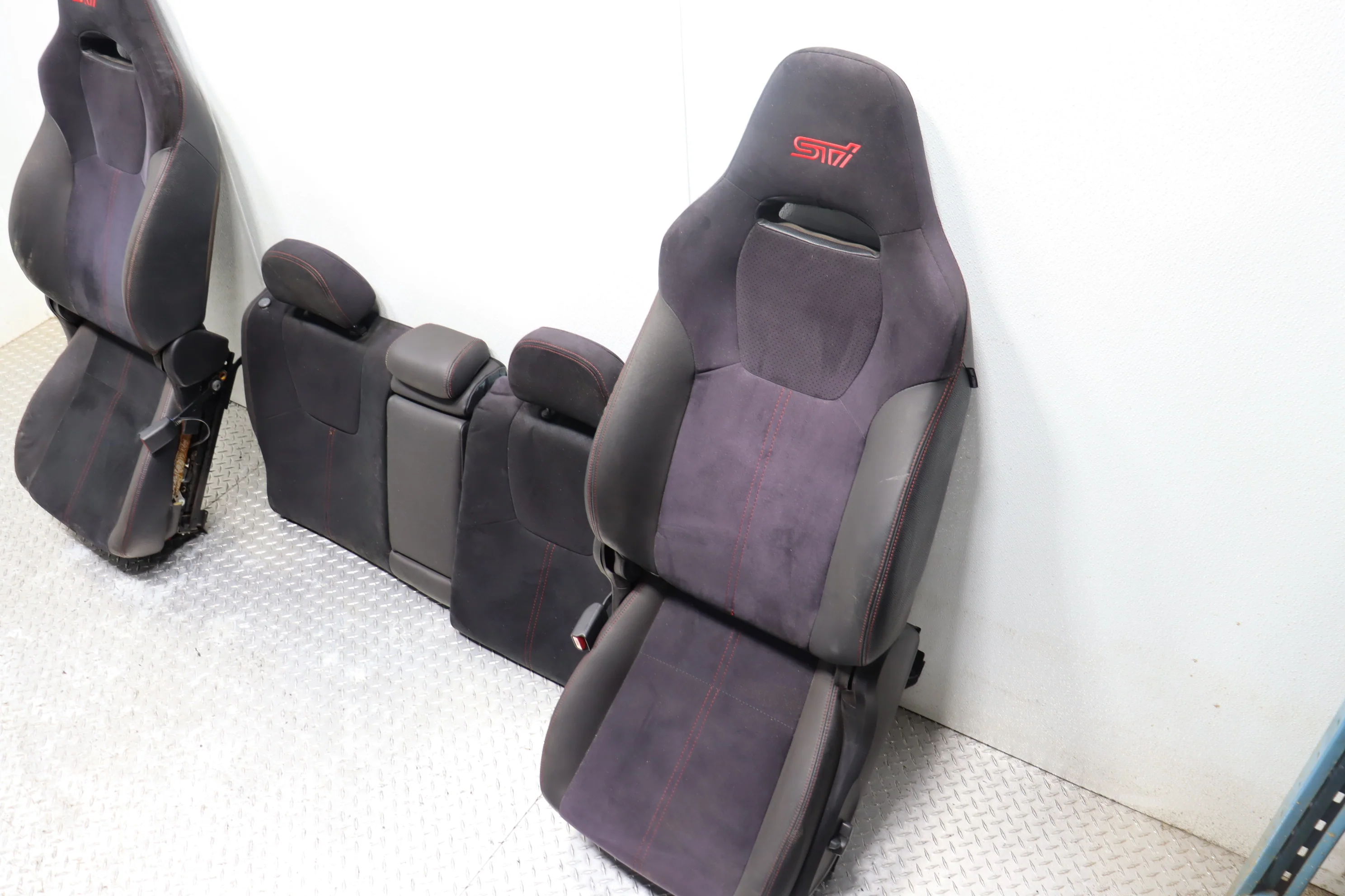 JDM 2008-2014 Subaru WRX STI OEM Premium Seats – 10 STI Sedan - Image 3