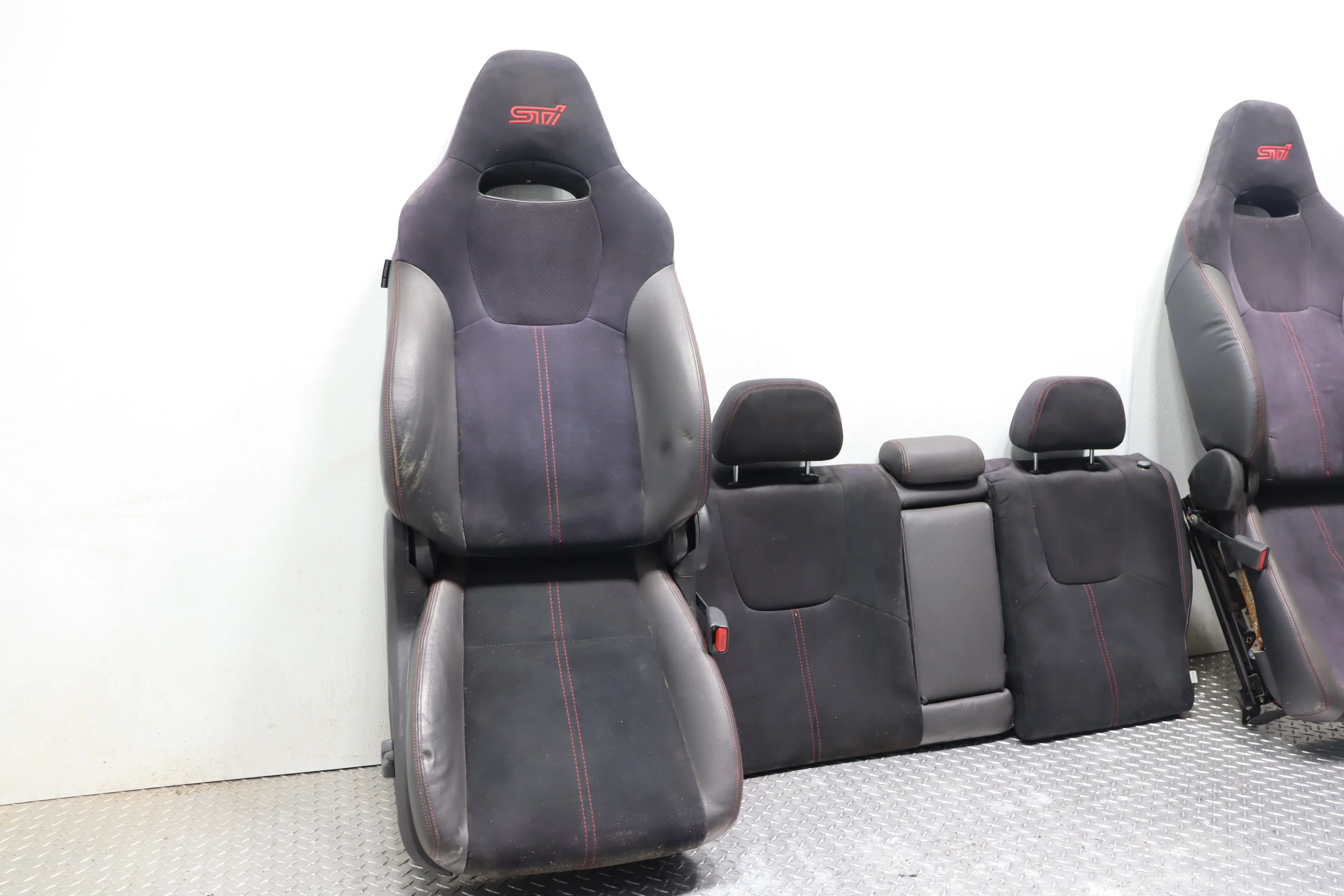 JDM 2008-2014 Subaru WRX STI OEM Premium Seats – 10 STI Sedan - Image 4