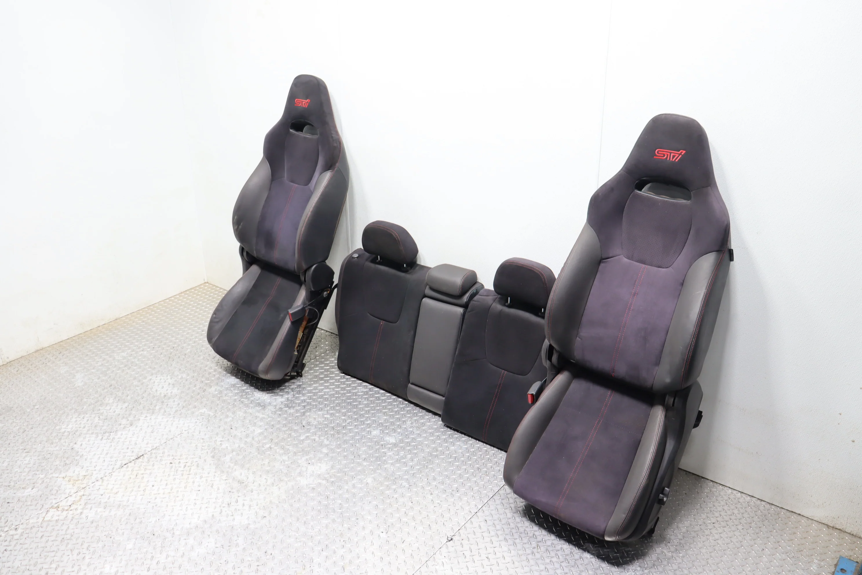 JDM 2008-2014 Subaru WRX STI OEM Premium Seats – 10 STI Sedan - Image 9