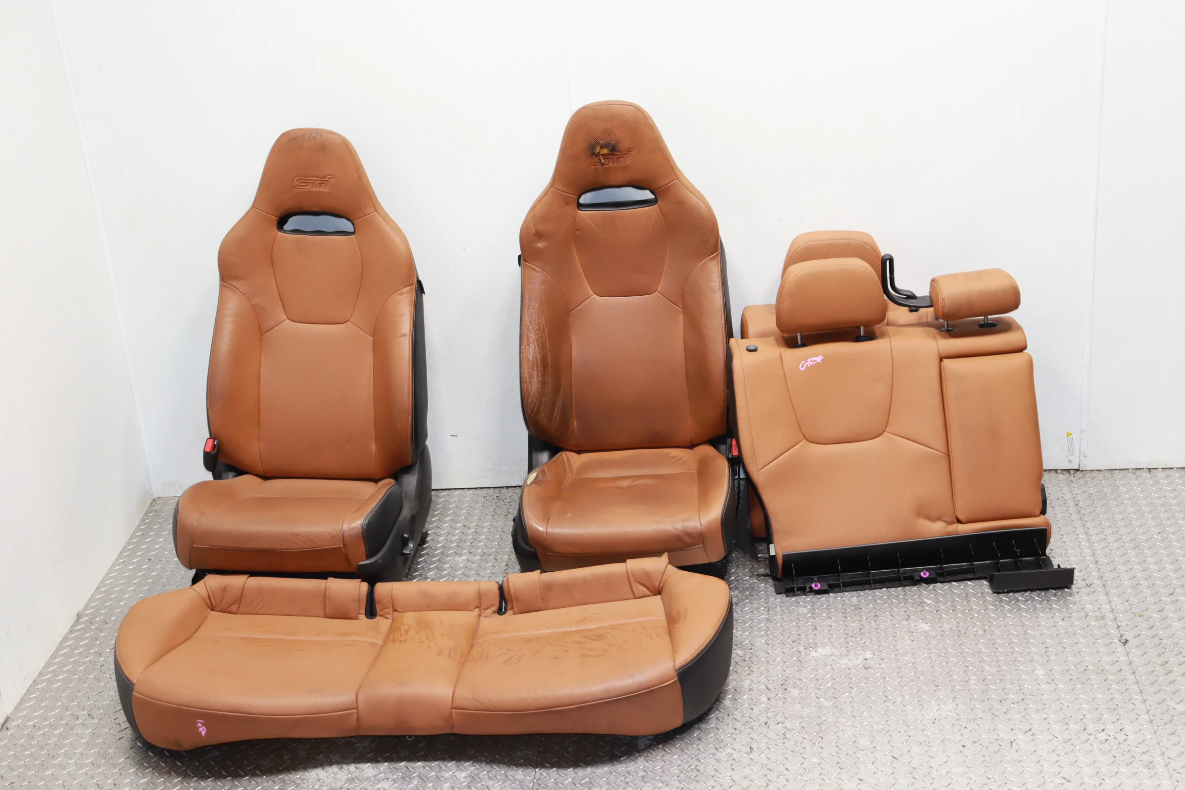 JDM 2008-2014 Subaru WRX STI OEM Premium Seats – 10 STI Sedan - Image 5