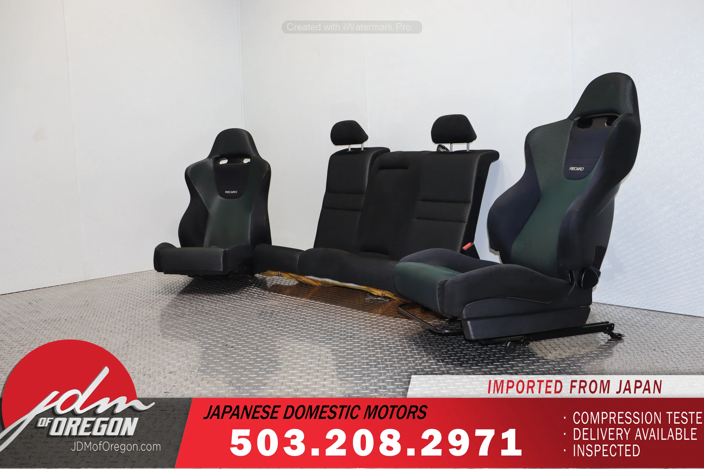 Honda Accord CL7 Euro R OEM Seat Set (Front & Rear) - Image 4