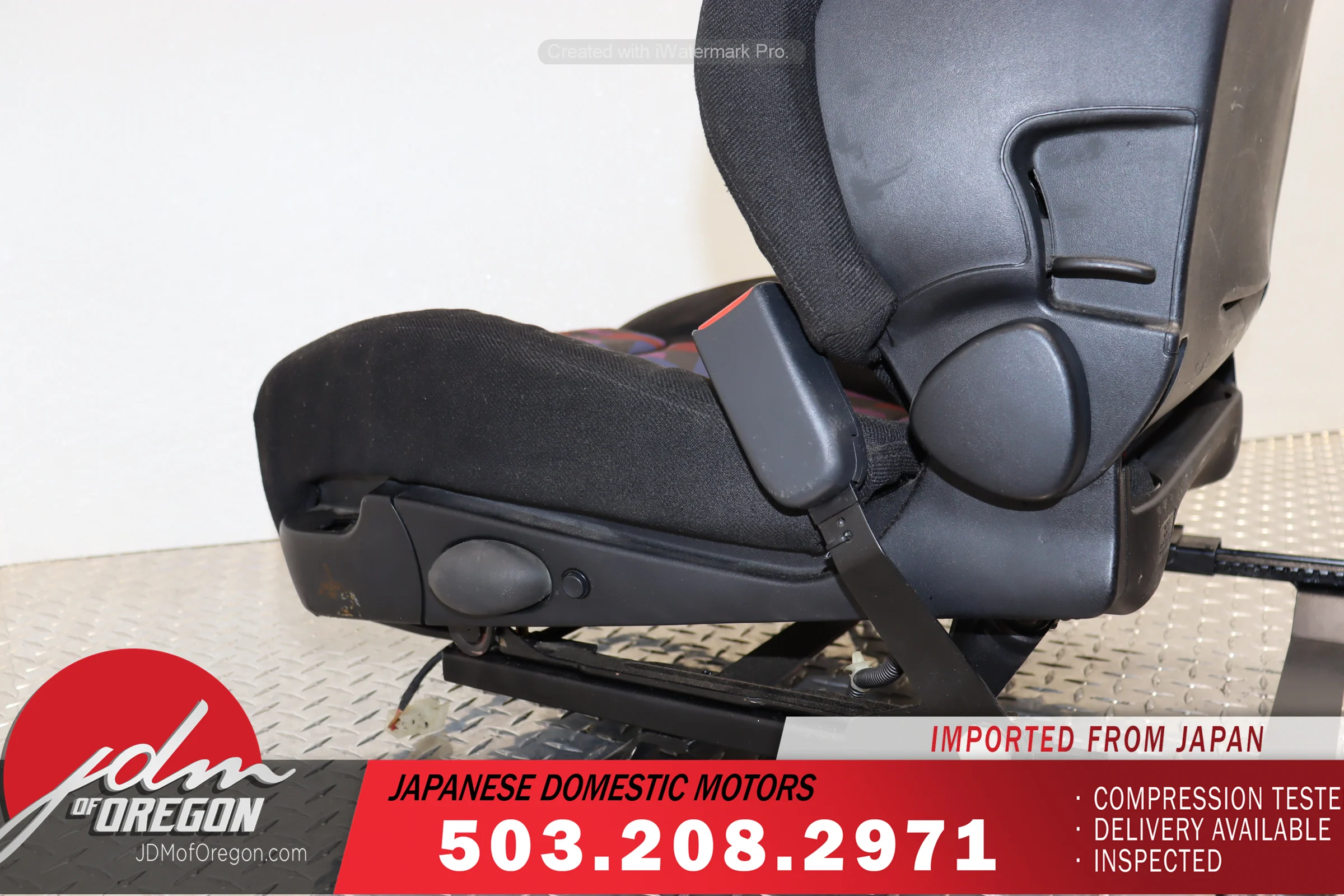 Honda Accord CL7 Euro R Recaro Purple Confetti Seat - Image 7