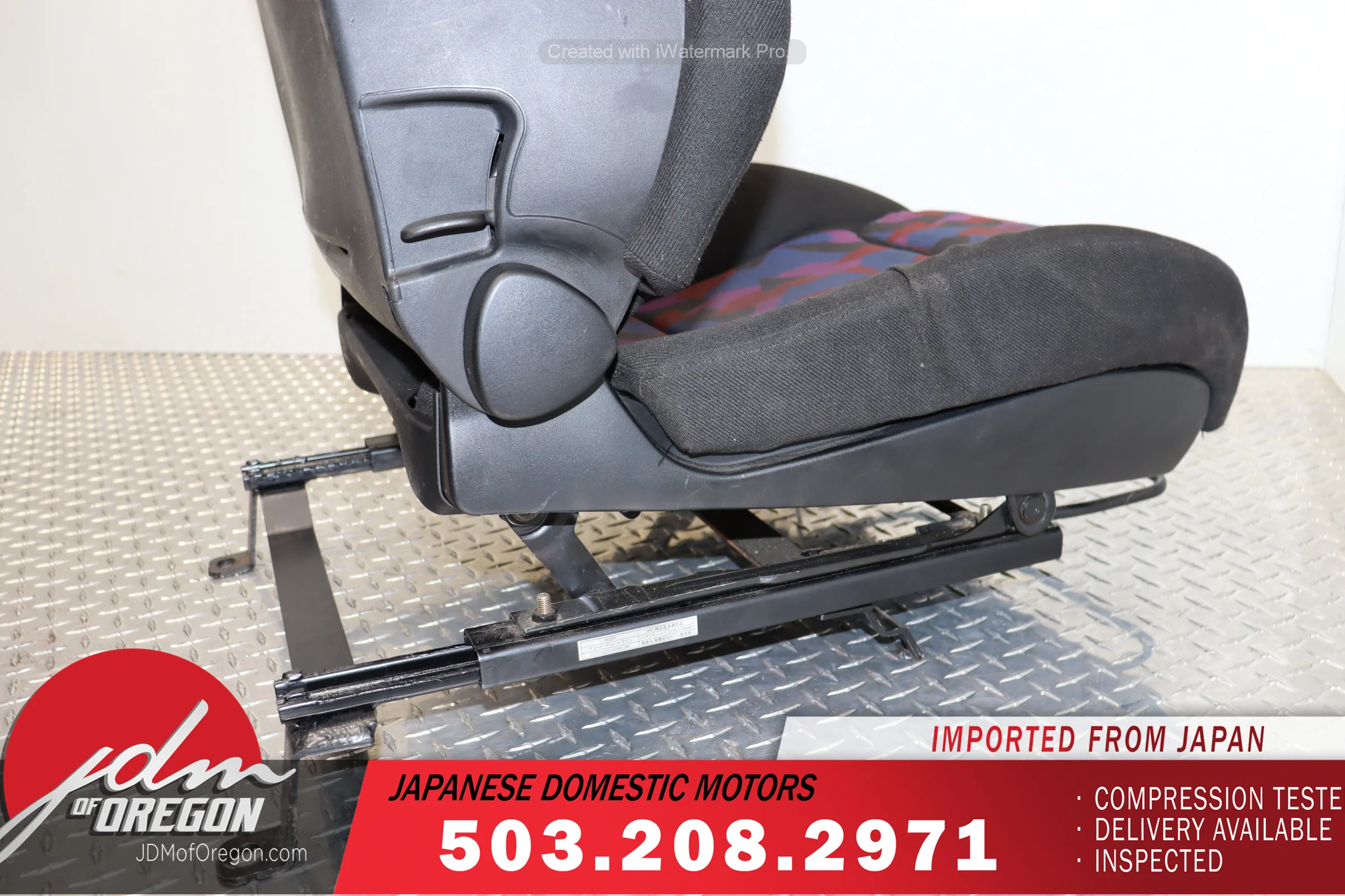 Honda Accord CL7 Euro R Recaro Purple Confetti Seat - Image 8