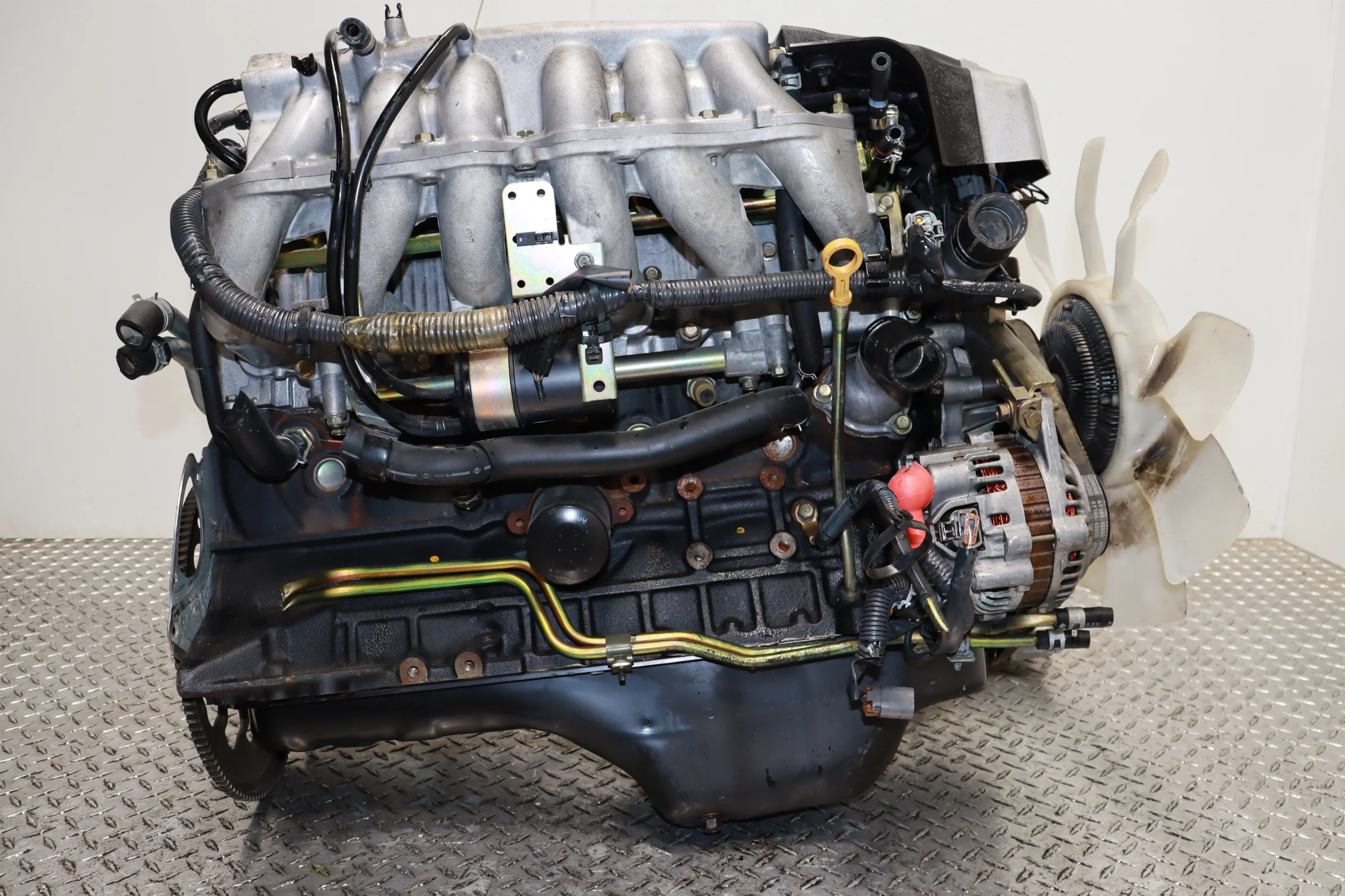 JDM RB25DE NEO MOTOR 2.5L STRAIGHT 6 NON-TURBO TWIN CAM COMPLETE ENGINE - Image 5