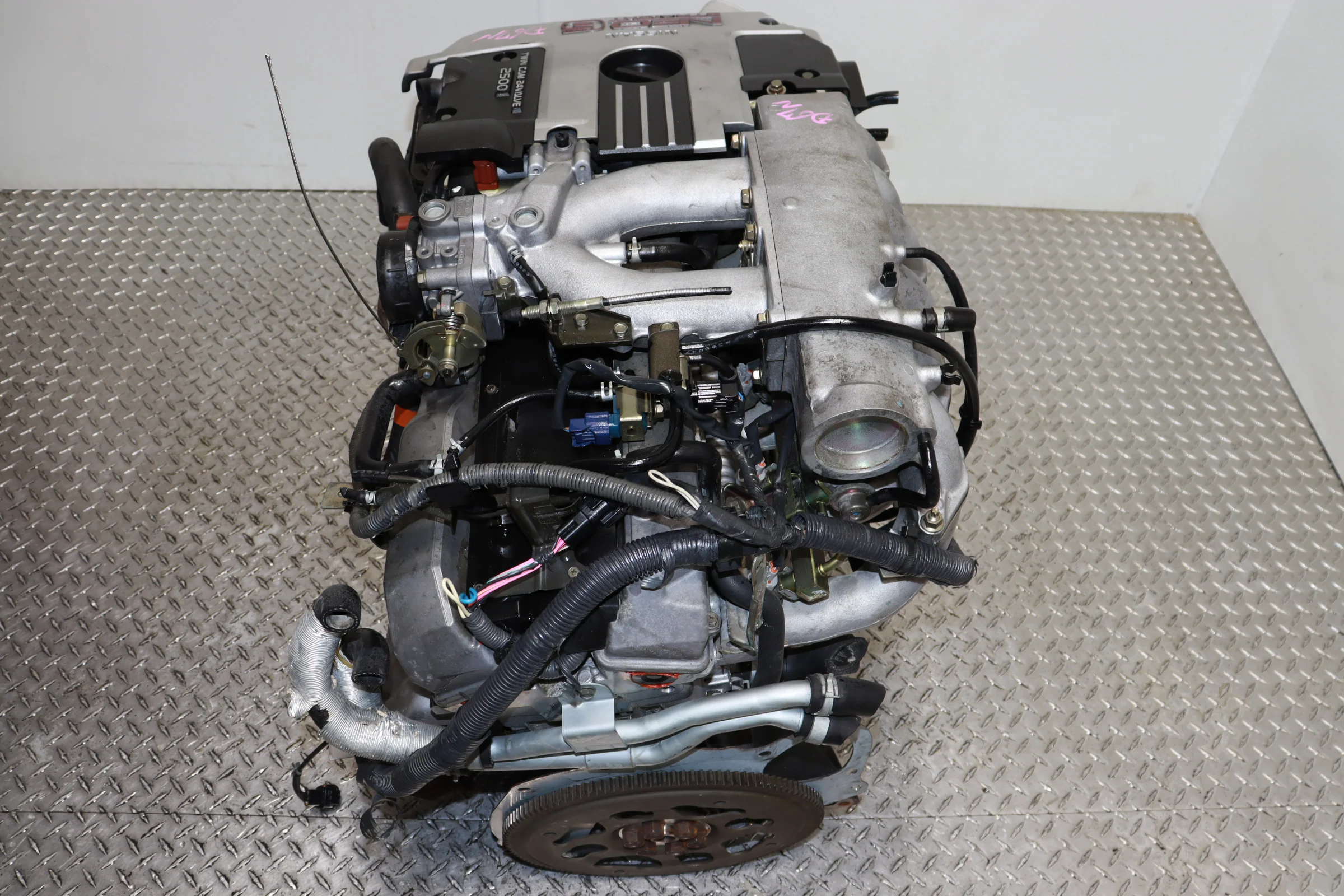JDM RB25DE NEO MOTOR 2.5L STRAIGHT 6 NON-TURBO TWIN CAM COMPLETE ENGINE - Image 6