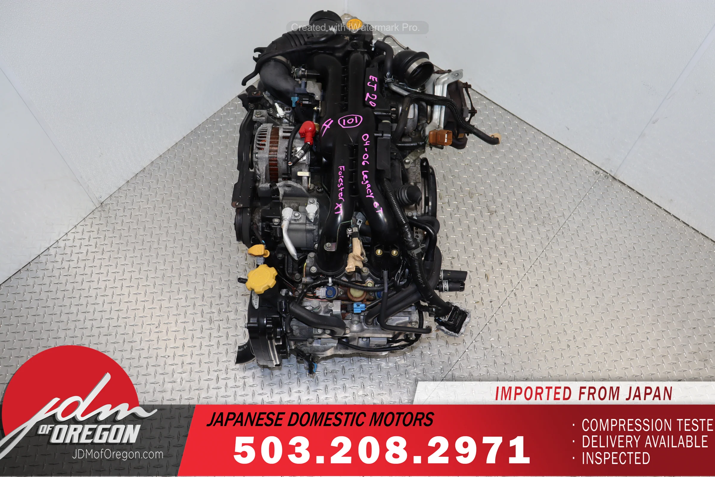 2004 2005 2006 Subaru Forester XT 2.0L DOHC Turbo Engine JDM EJ20X - Image 4