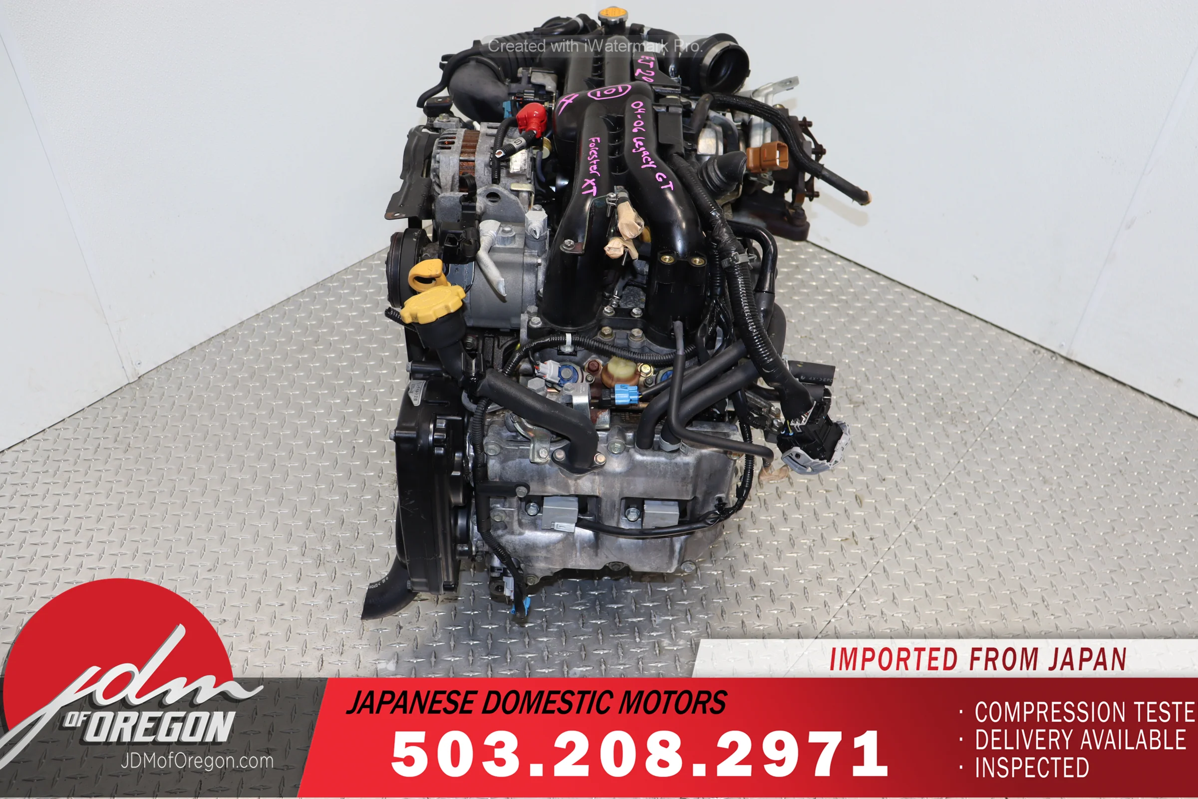 2004 2005 2006 Subaru Forester XT 2.0L DOHC Turbo Engine JDM EJ20X - Image 5