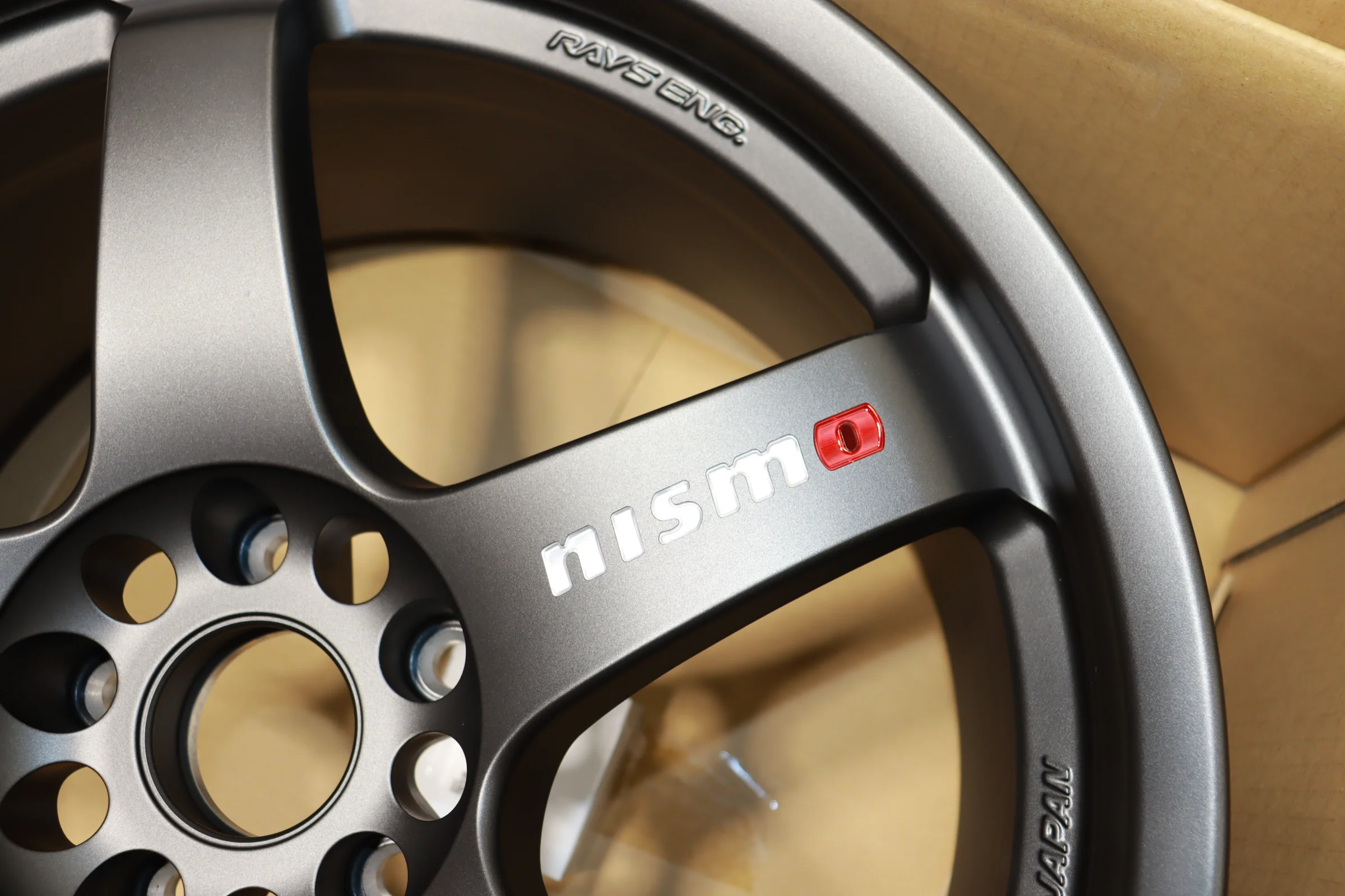 Nismo LMG T4 EVO Staggered Wheel Set – 19x9.5 +30 / 19x10 +25 – Matte Gun Black – 5x114.3 - Image 3