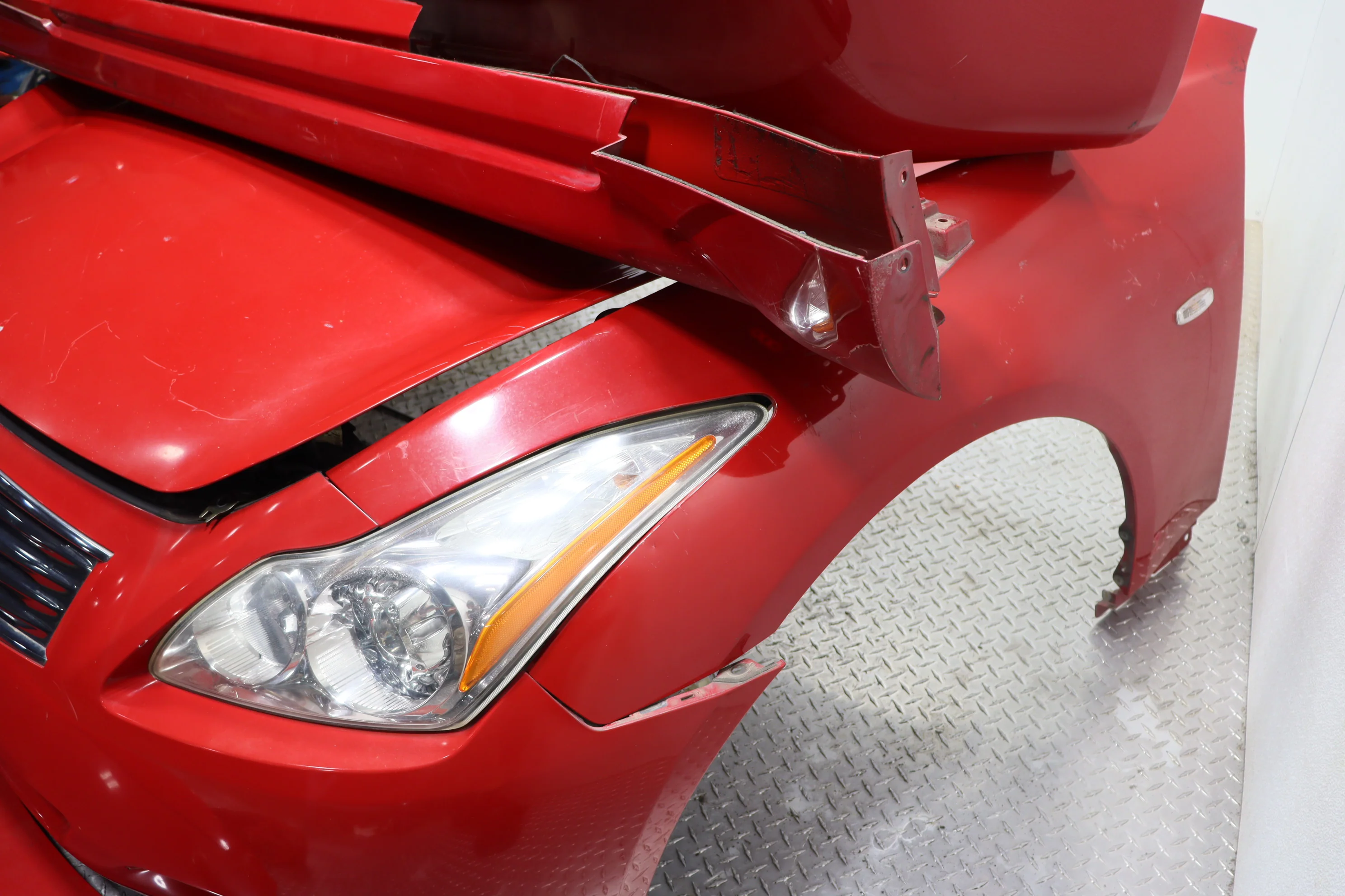 2010-2015 Nissan Skyline 370GT Infiniti G37 Coupe JDM Complete Front End Nose Cut - Image 12