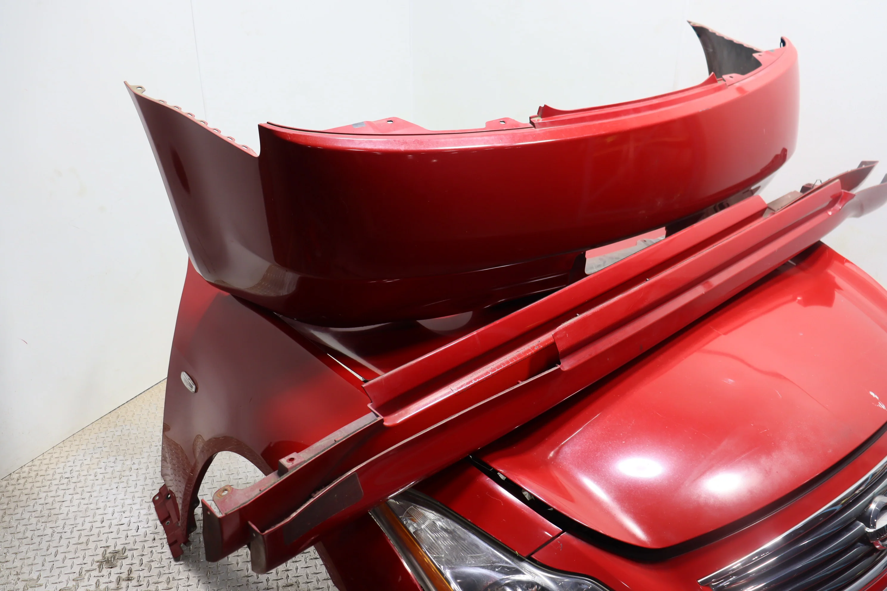 2010-2015 Nissan Skyline 370GT Infiniti G37 Coupe JDM Complete Front End Nose Cut - Image 15