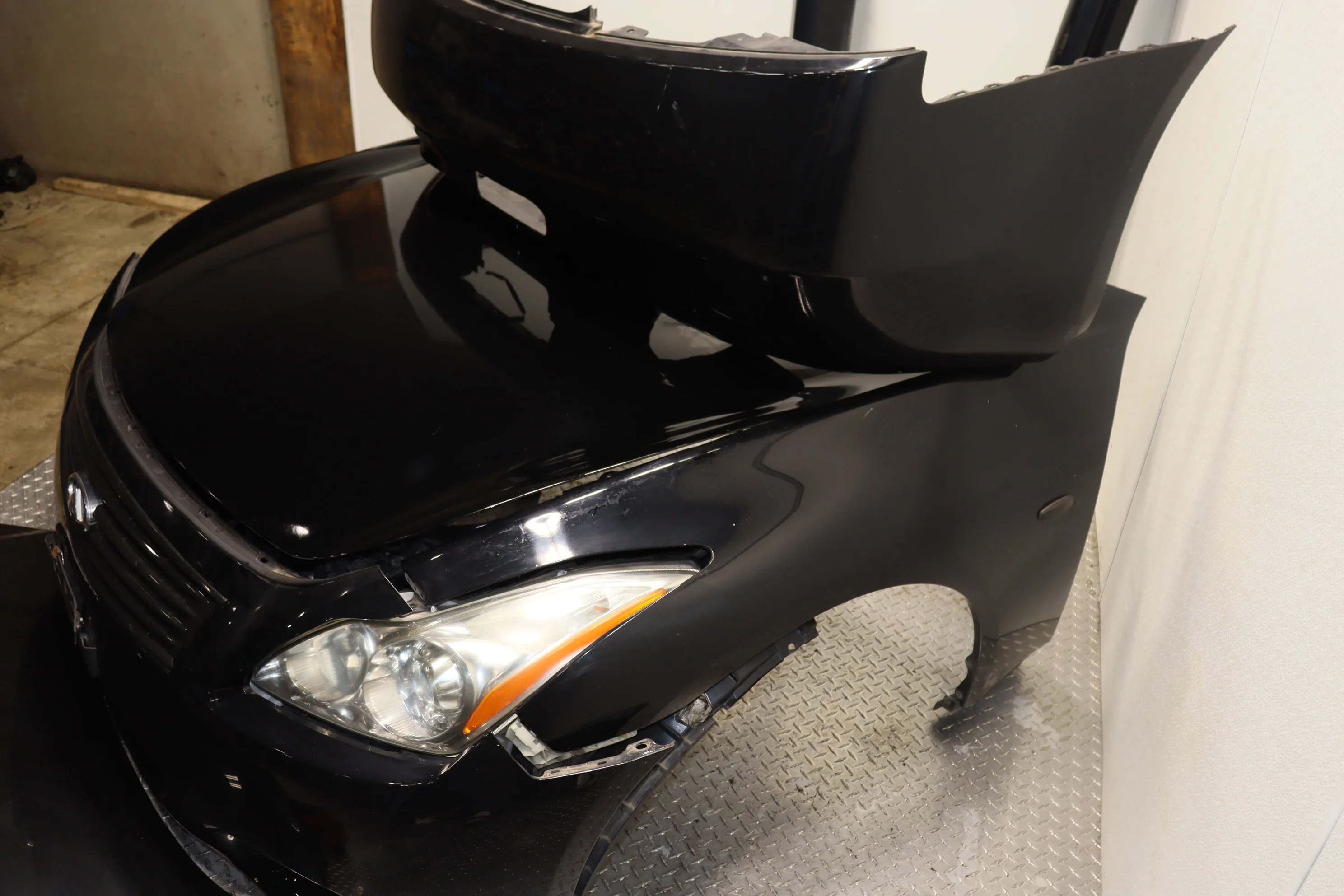 2010-2015 Nissan Skyline 370GT Infiniti G37 Coupe JDM Complete Front End Nose Cut - Image 5
